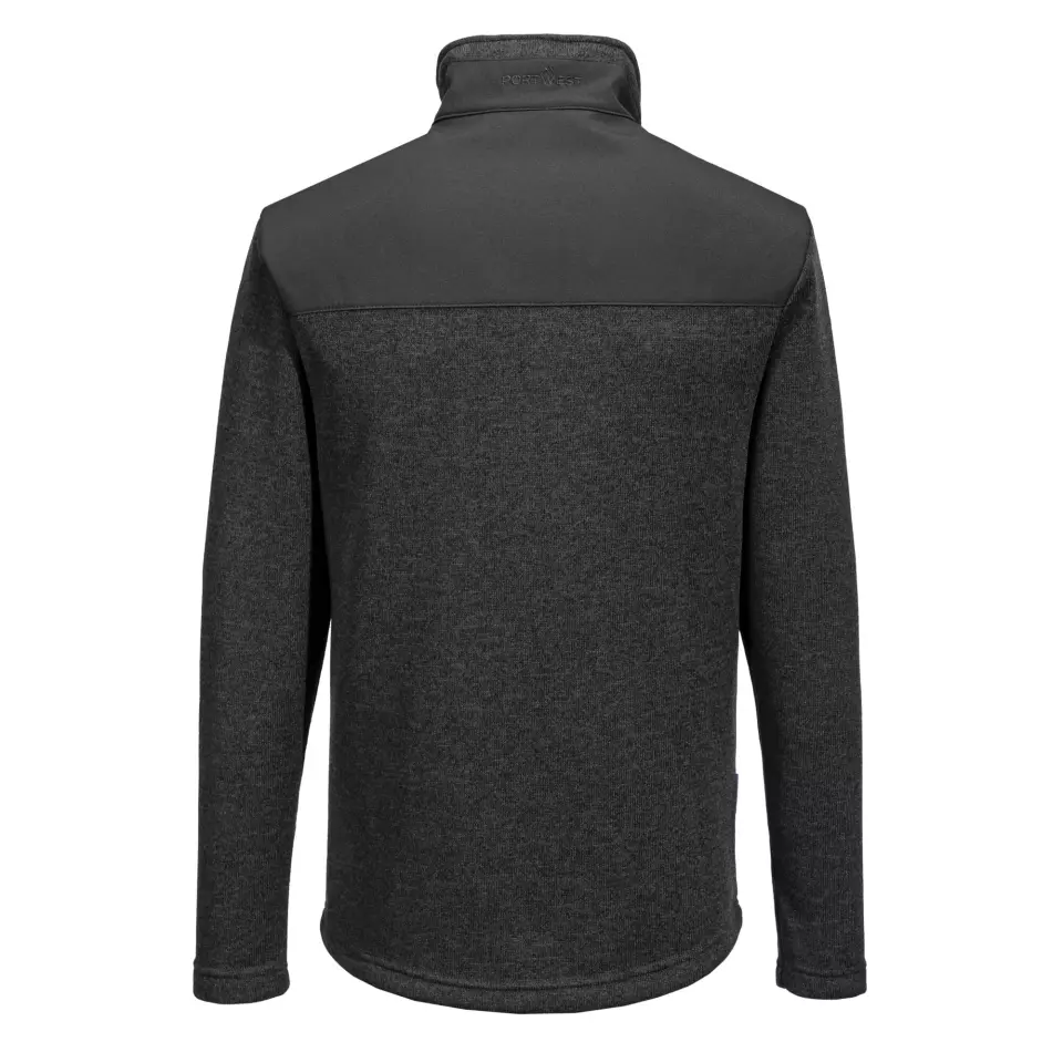 Portwest T830GMR, KX3 Performance Fleece, Grey Marl, image 2, gallery thumbnail