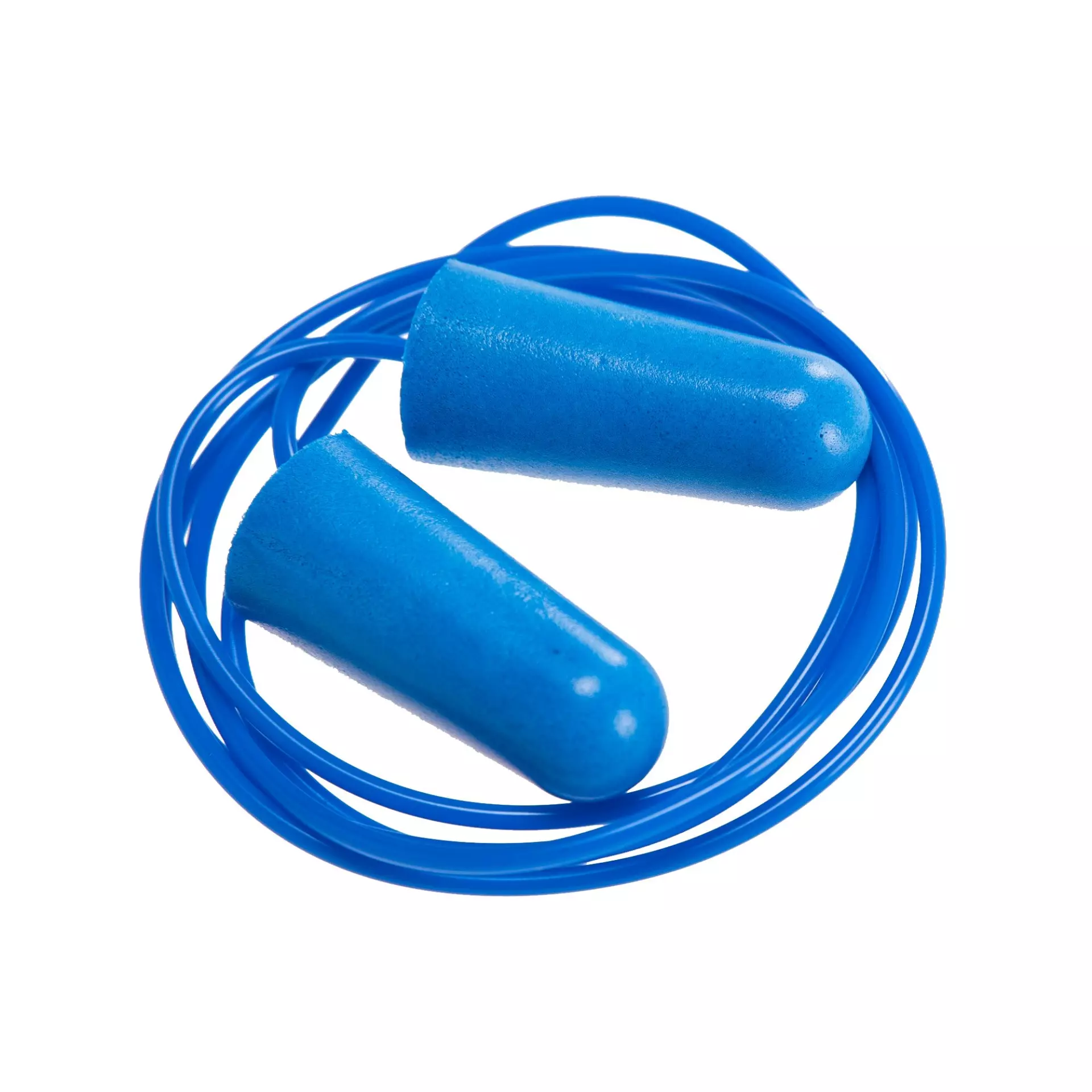 Portwest EP30BLU, Detectable Corded PU Ear Plugs, Blue, image 1