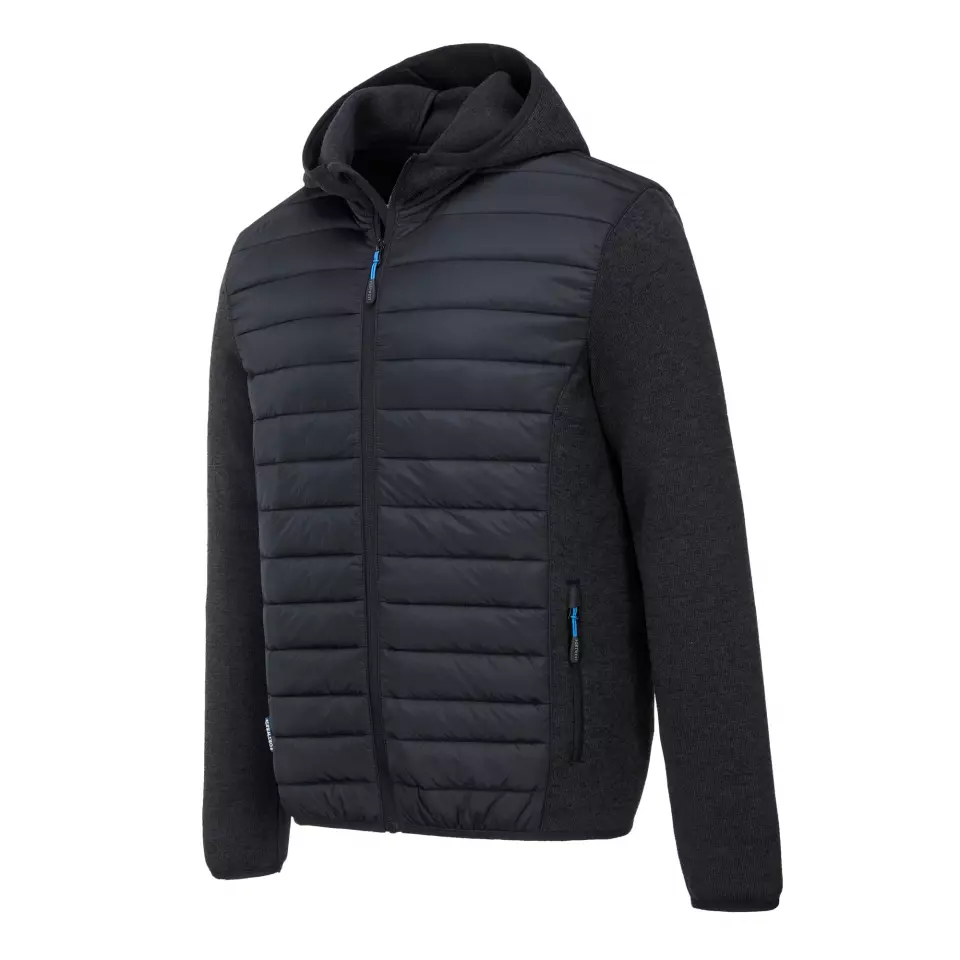 Portwest T832GMR, KX3 Hybrid Baffle Jacket, Grey Marl, image 8, gallery thumbnail