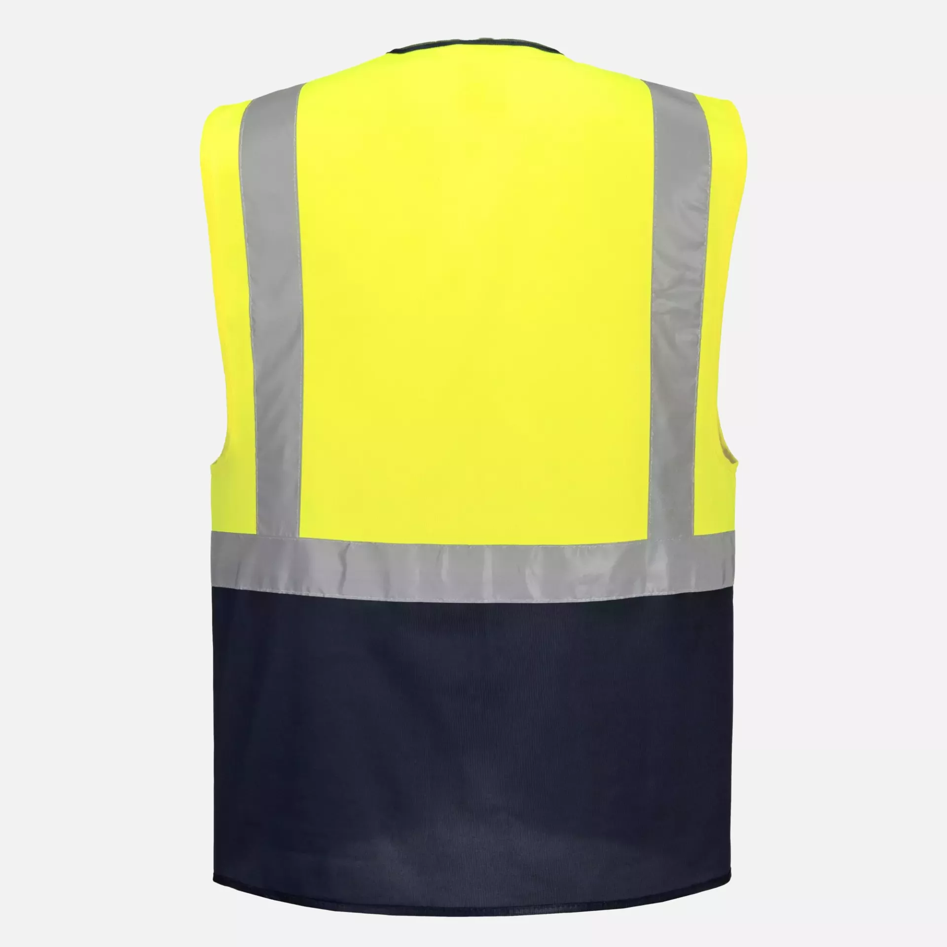 Portwest C476YBR, Warsaw Hi-Vis Contrast Executive Vest, Yellow/Black, image 2