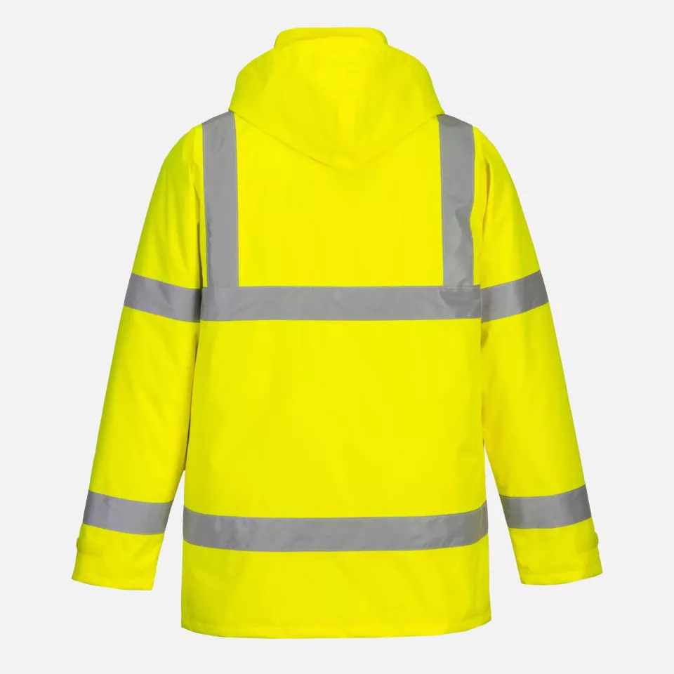 Portwest S460YER, Hi-Vis Winter Traffic Jacket, Yellow, image 3, gallery thumbnail