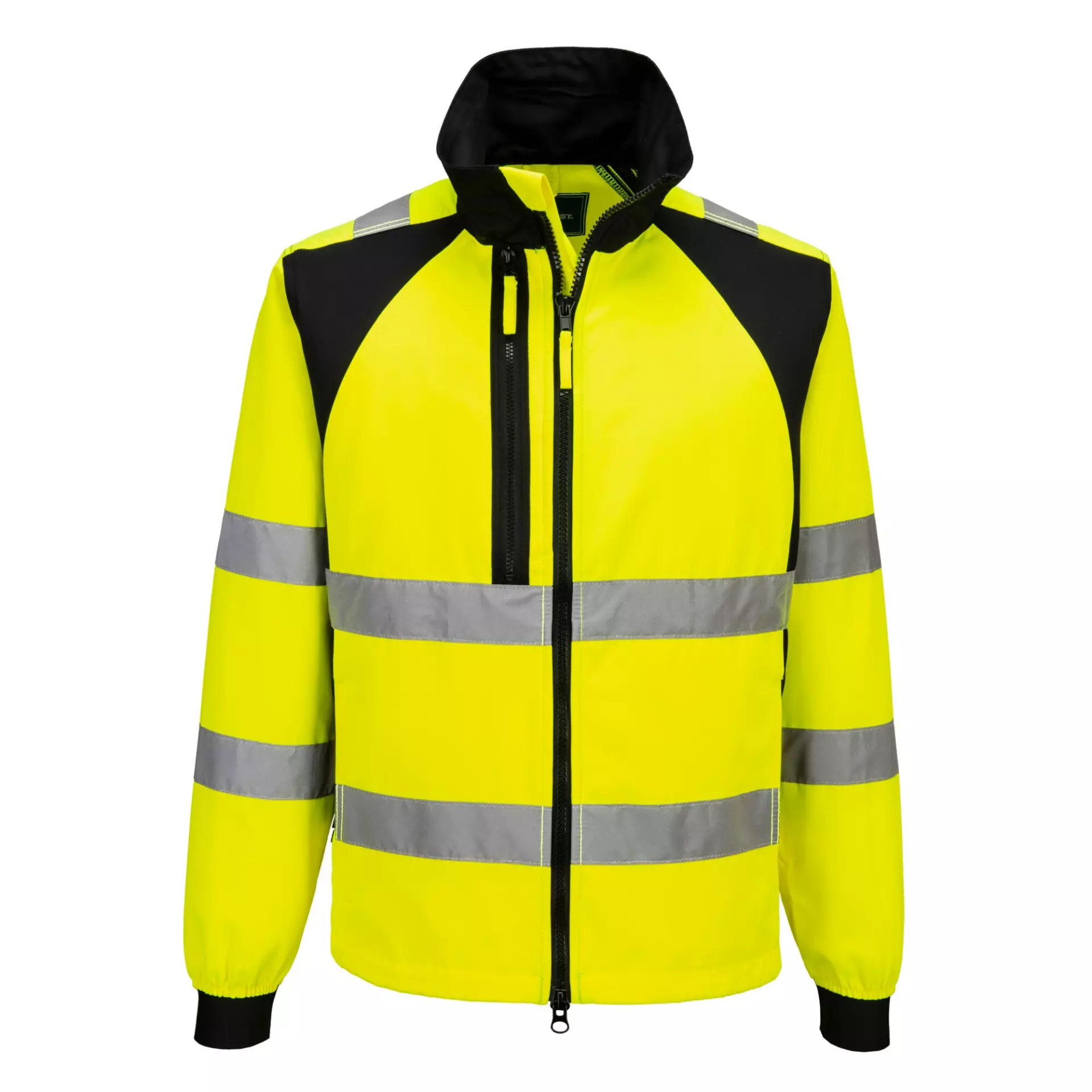 Portwest CD861YBR, WX2 Eco Hi-Vis Work Jacket, Yellow/Black, image 1