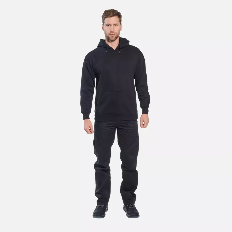Portwest B302BKR, Roma Hoodie, Black, image 3, gallery thumbnail
