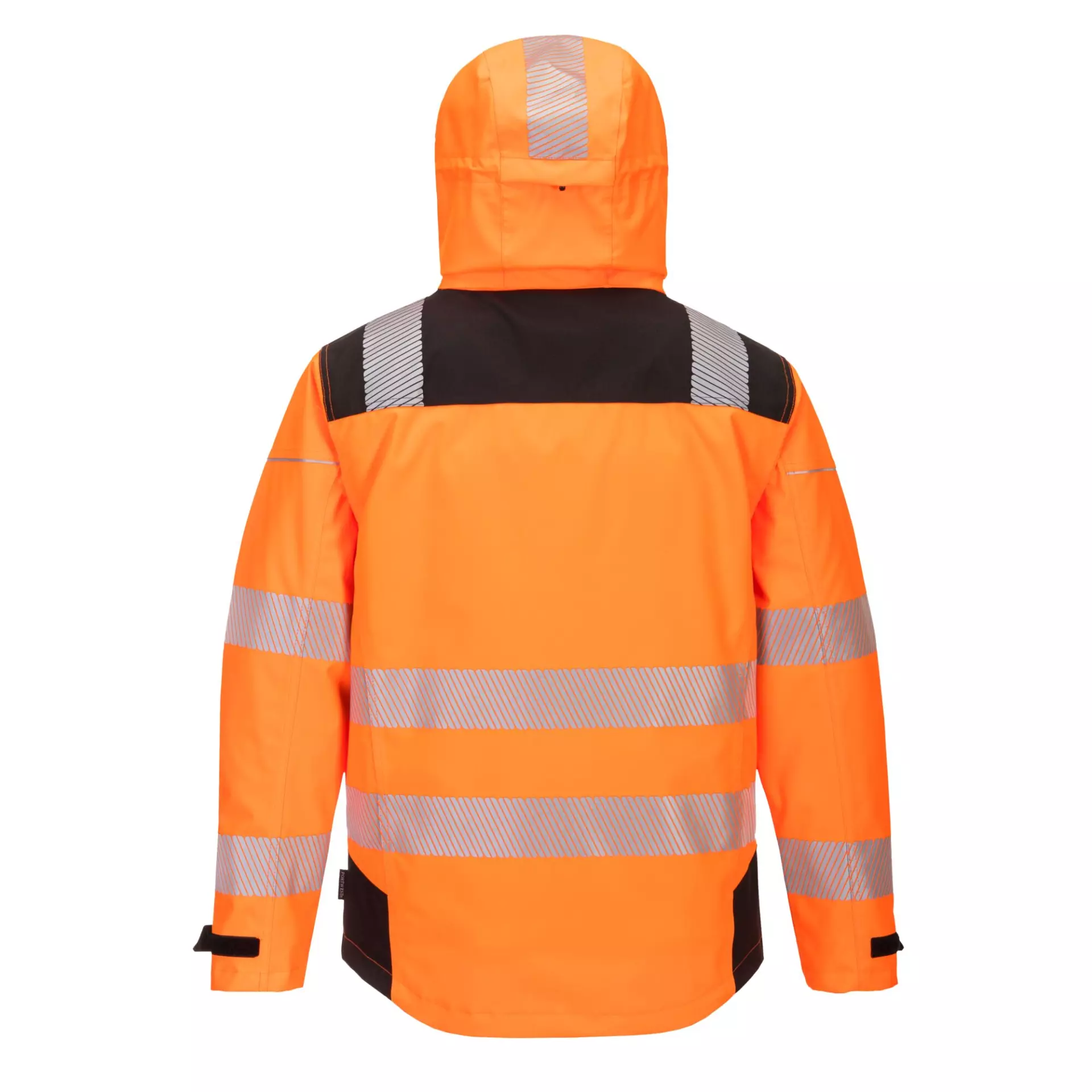 Portwest PW360OBR, PW3 Hi-Vis Extreme Rain Jacket, Orange/Black, image 2