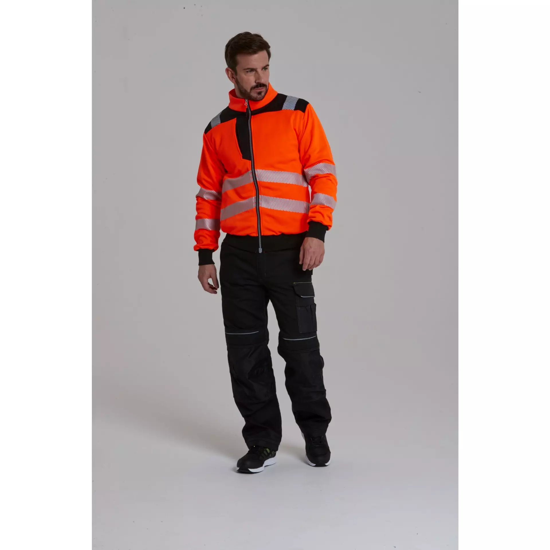 Portwest T402OBR, PW3 Hi-Vis Softshell (3L), Orange/Black, image 4