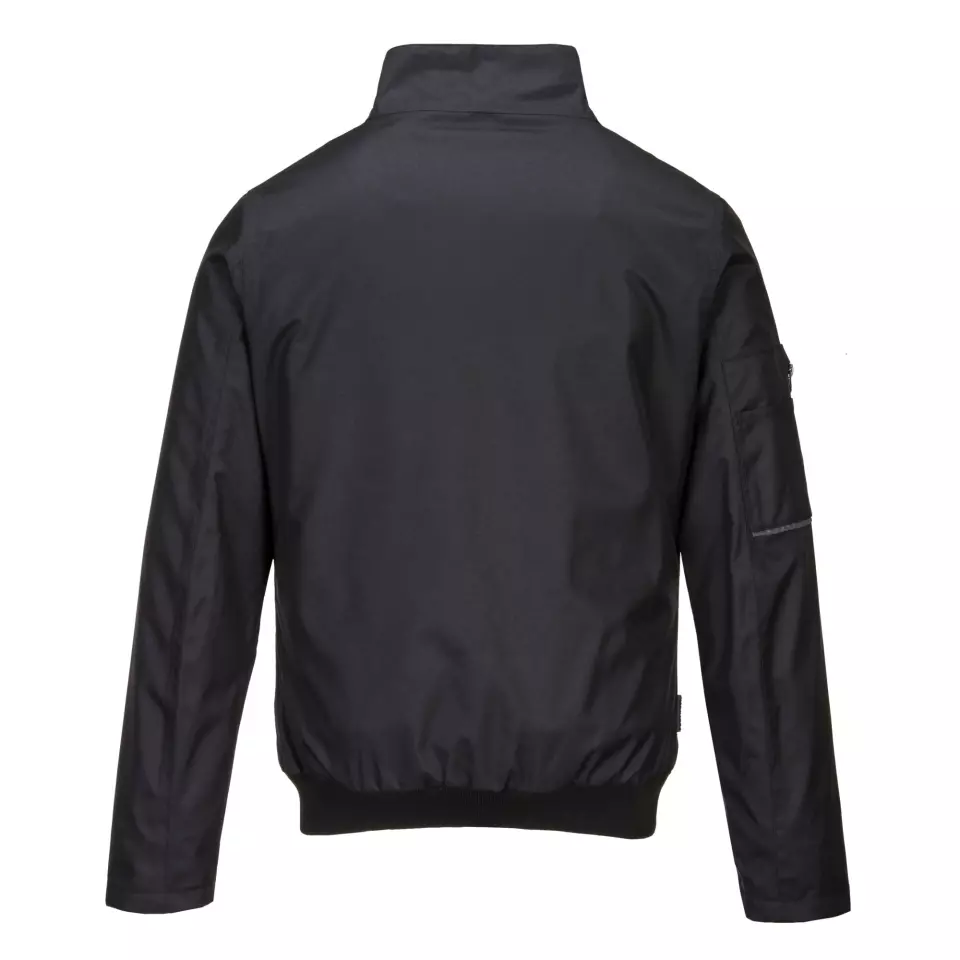 Portwest KX361BKR, KX3 Bomber Jacket, Black, image 2, gallery thumbnail