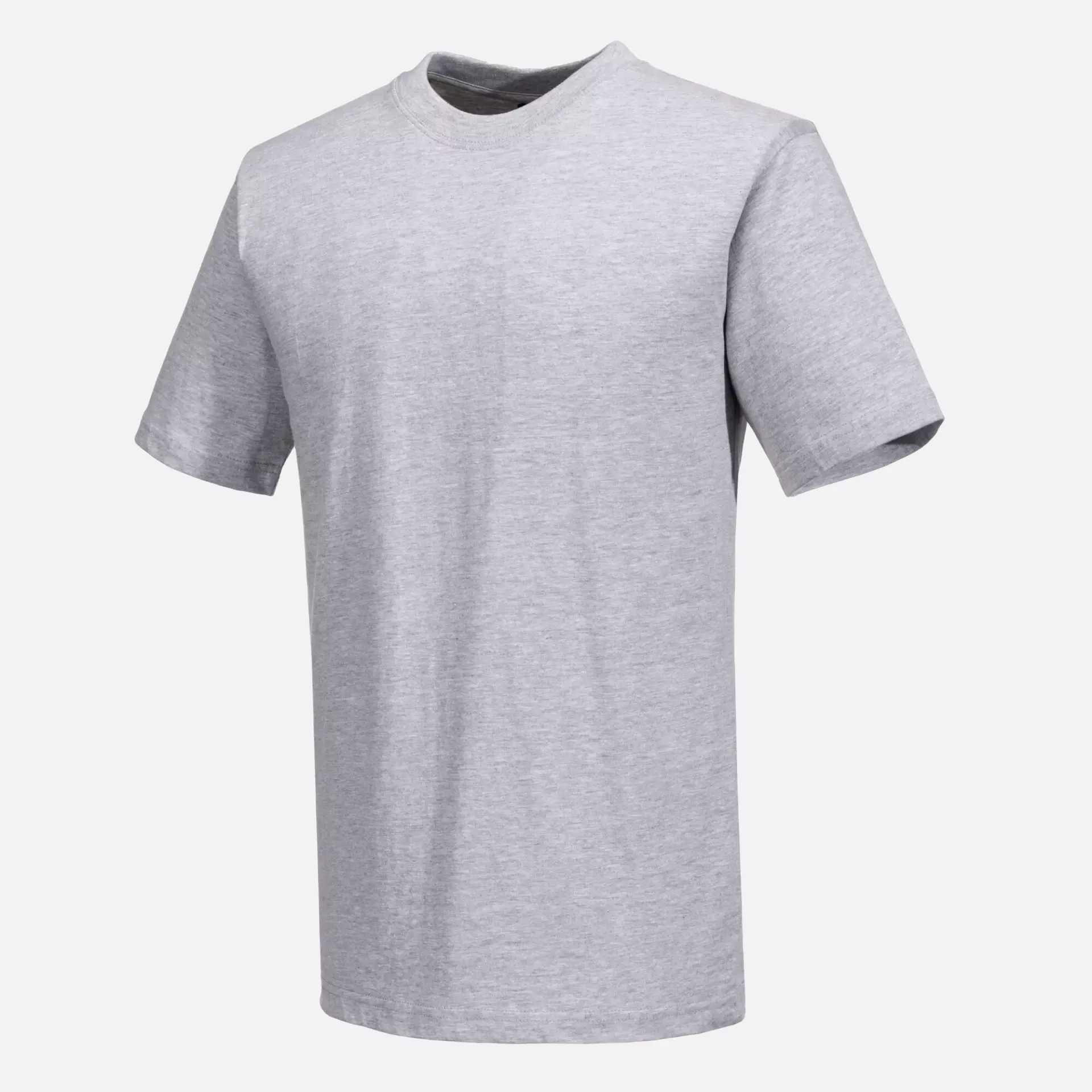 Portwest B195HGR, Turin Premium T-Shirt, Heather Grey, image 3
