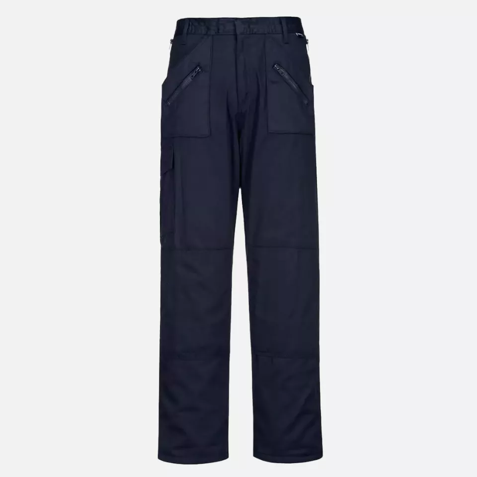Portwest C387NAT, Lined Action Trousers, Navy Tall, image 1, gallery thumbnail