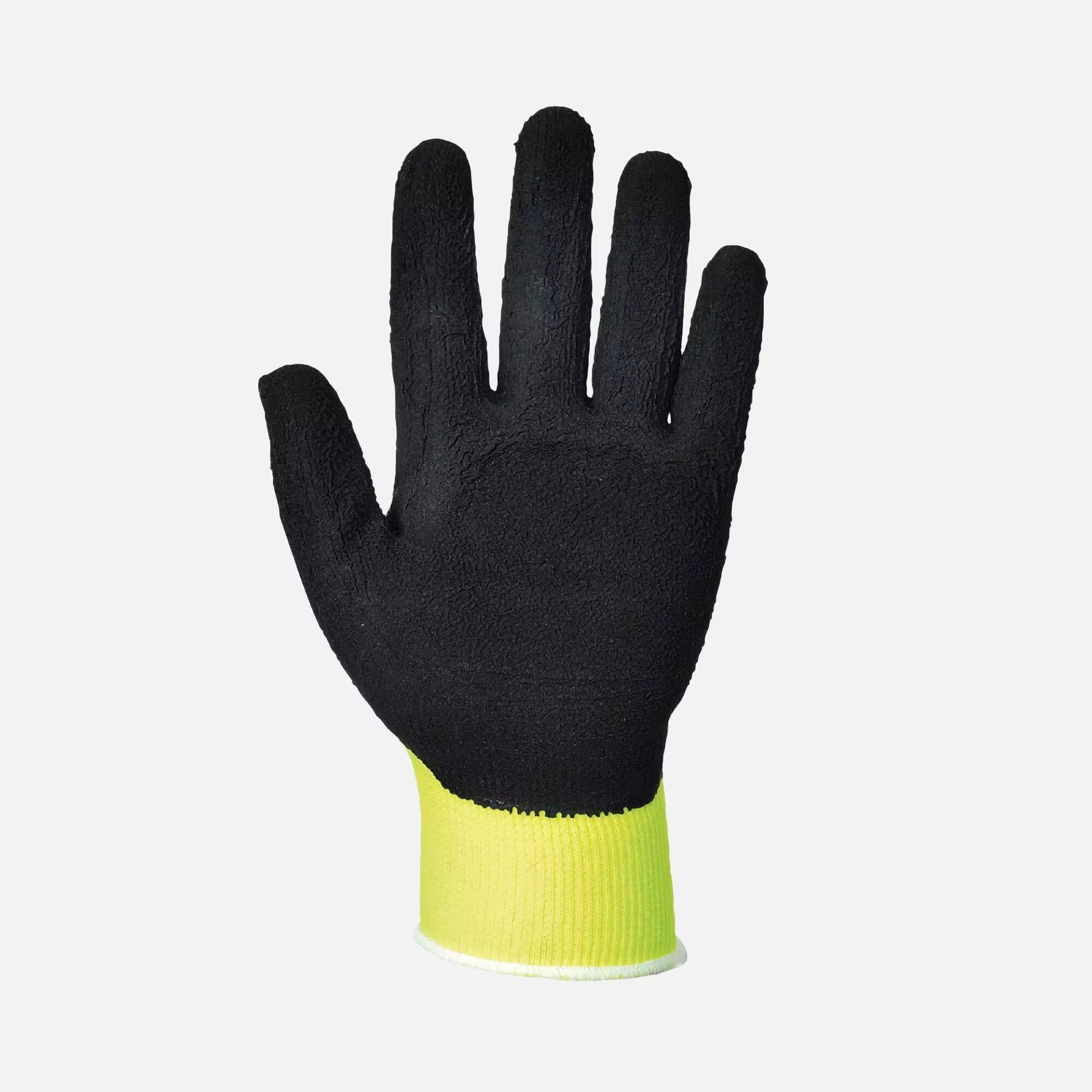 Portwest A340YER, Hi-Vis Grip Glove - Latex, Yellow, image 2