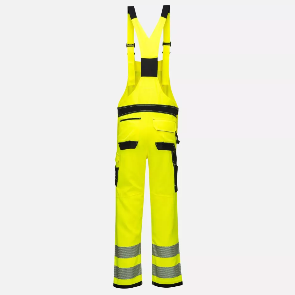 Portwest PW344YBR, PW3 Hi-Vis Bib and Brace, Yellow/Black, image 1, gallery thumbnail