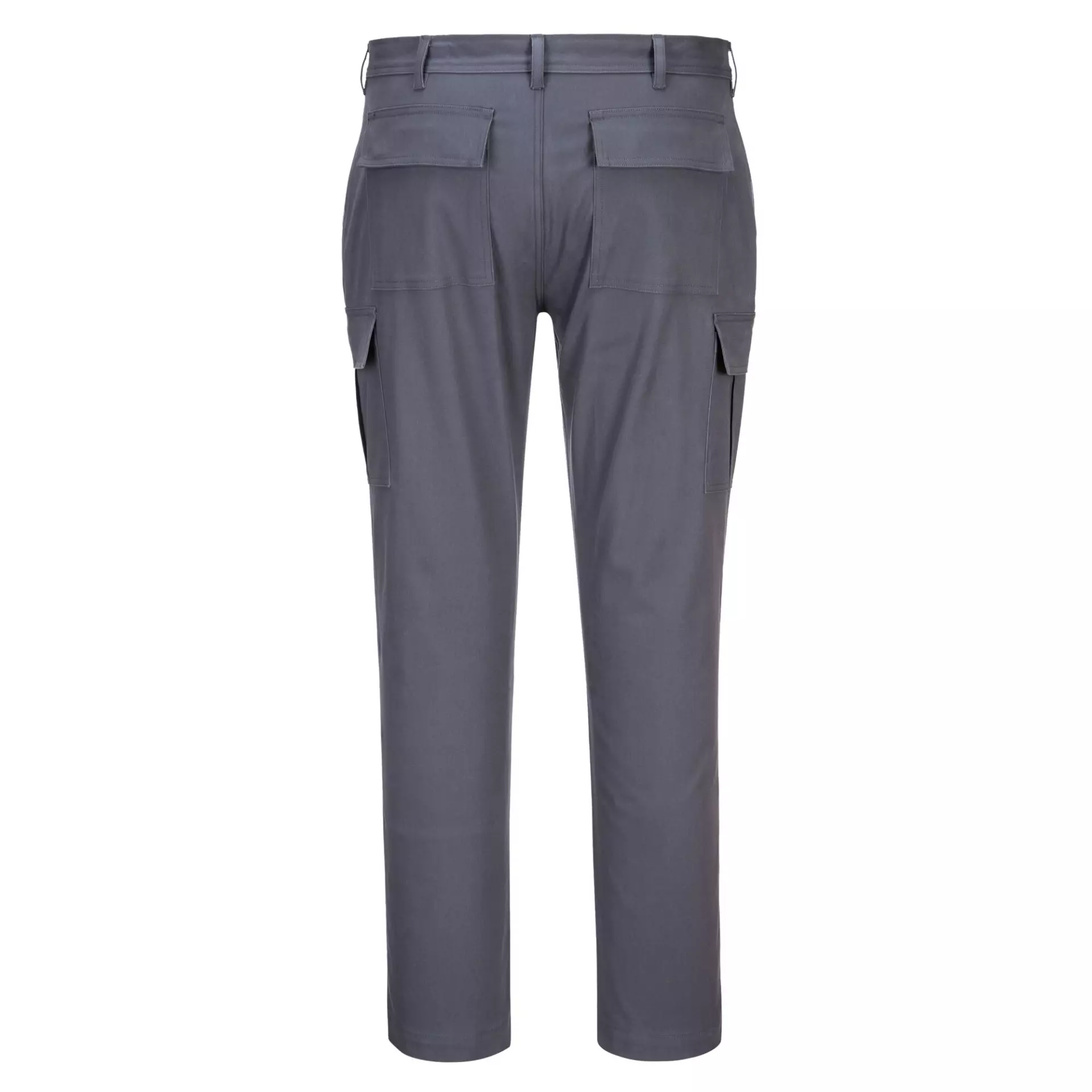 Portwest S231CGR, WX2 Eco Stretch Slim Fit Combat Trousers, Charcoal Grey, image 2