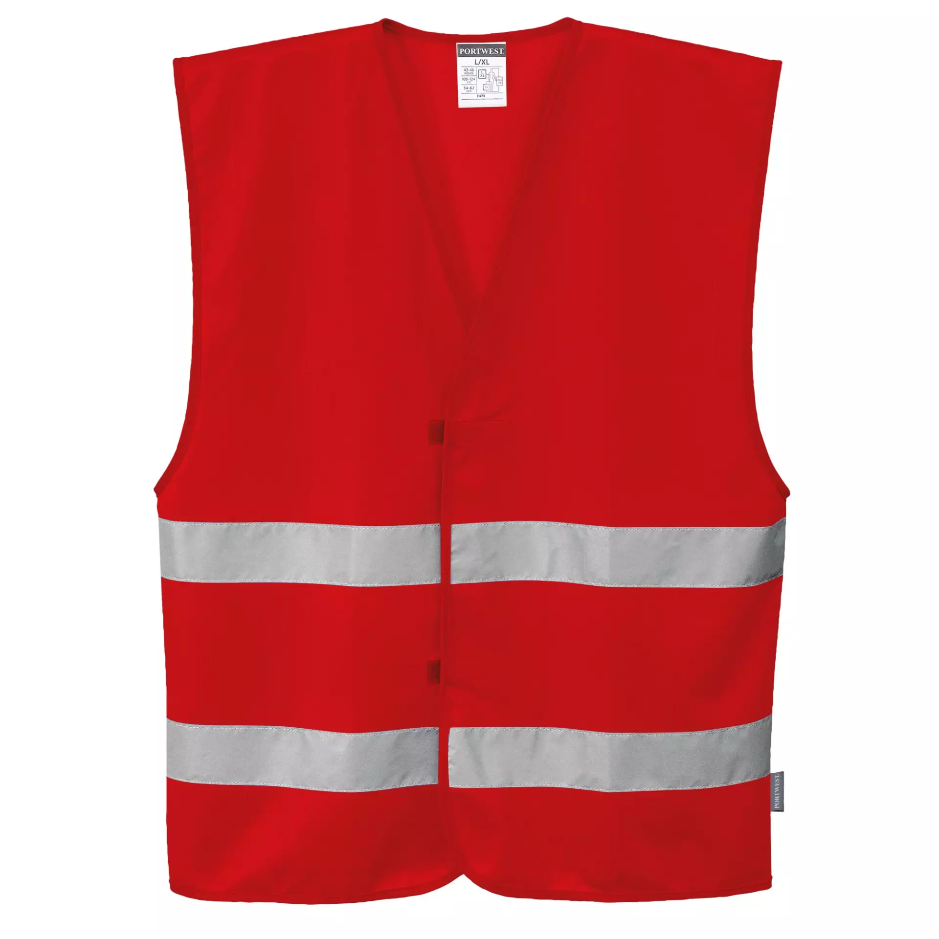 Portwest F474RER, Iona Vest, Red, image 1