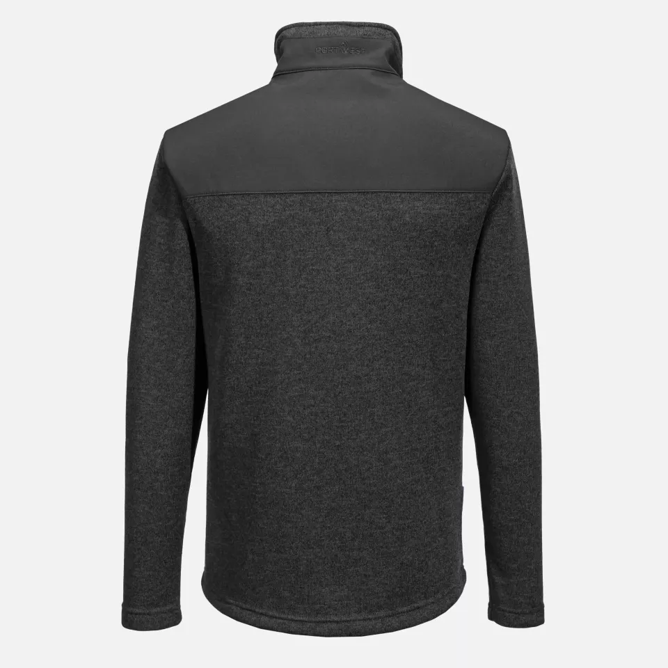 Portwest T830GMR, KX3 Performance Fleece, Grey Marl, image 2, gallery thumbnail