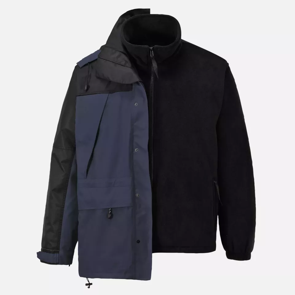 Portwest S532NAR, Orkney 3-in-1 Jacket, Navy, image 5, gallery thumbnail