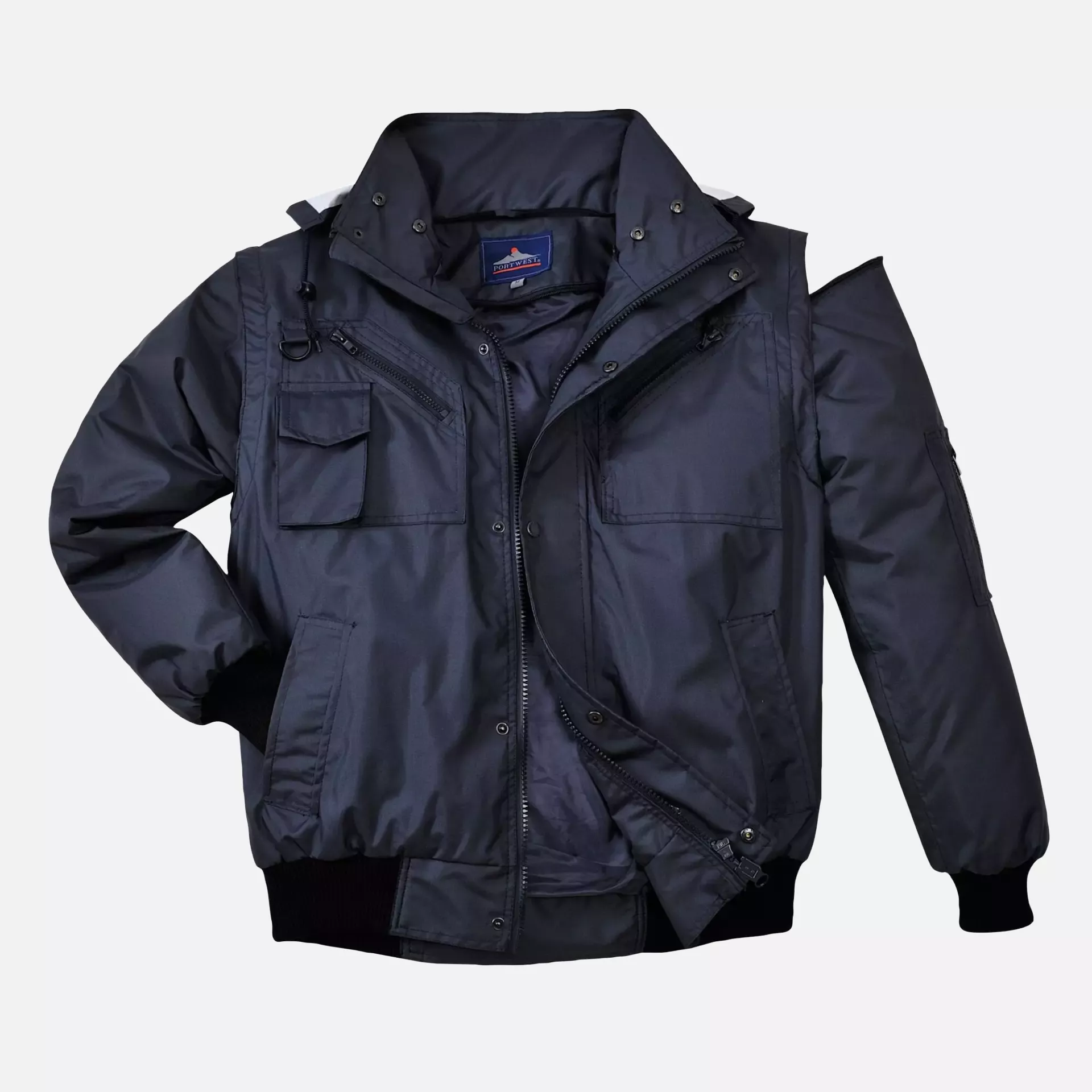 Portwest F465NAR, 3-in-1 Bomber Jacket, Navy, image 5