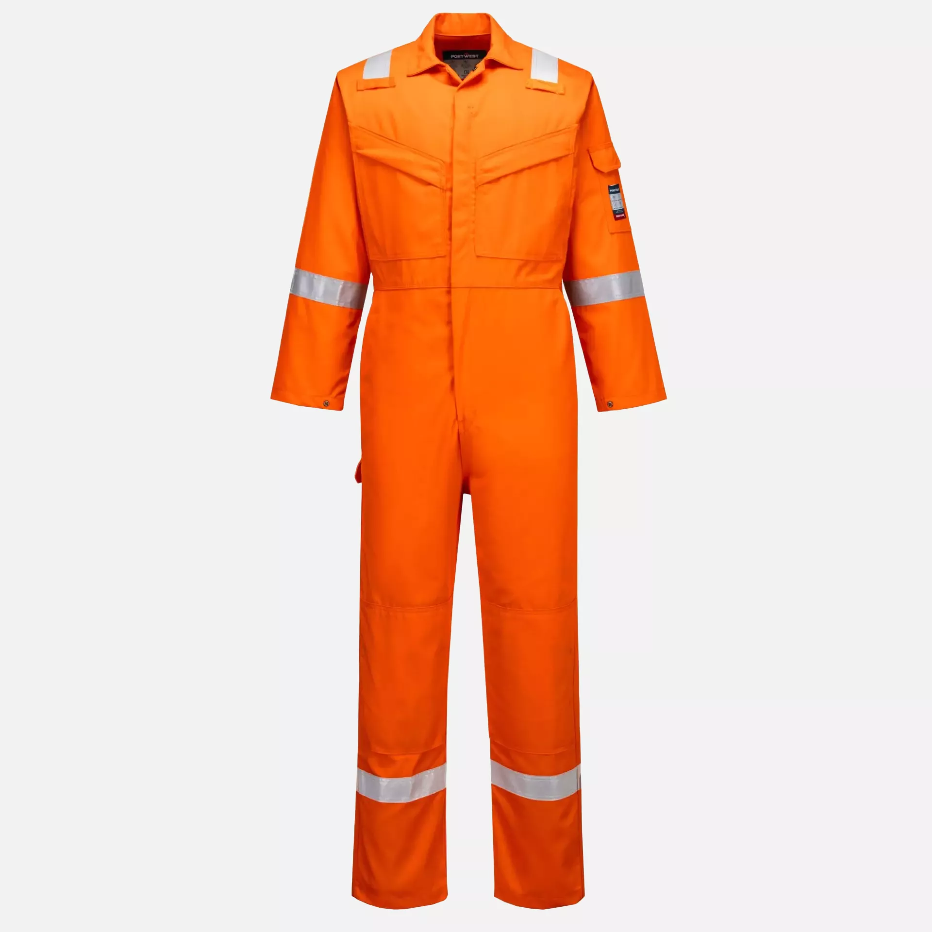 Portwest FF50ORR, Bizflame Work Aberdeen FR Coverall, Orange, image 1