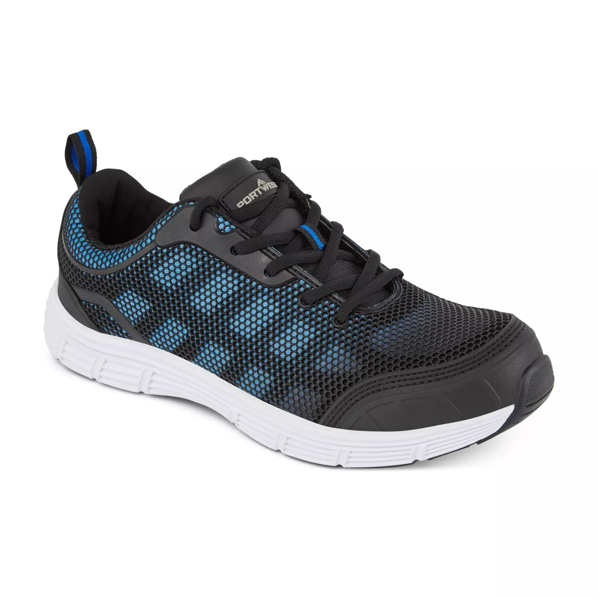 Portwest FT15BKB, Steel Textile Trainer S1P FO SR, Black/Blue, image 2