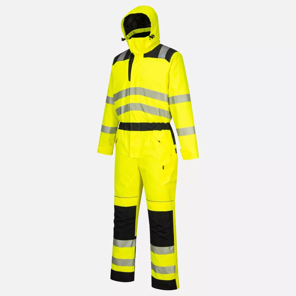 Portwest PW352YBR, PW3 Hi-Vis Winteroverall, Gelb/Schwarz, image 4, gallery thumbnail