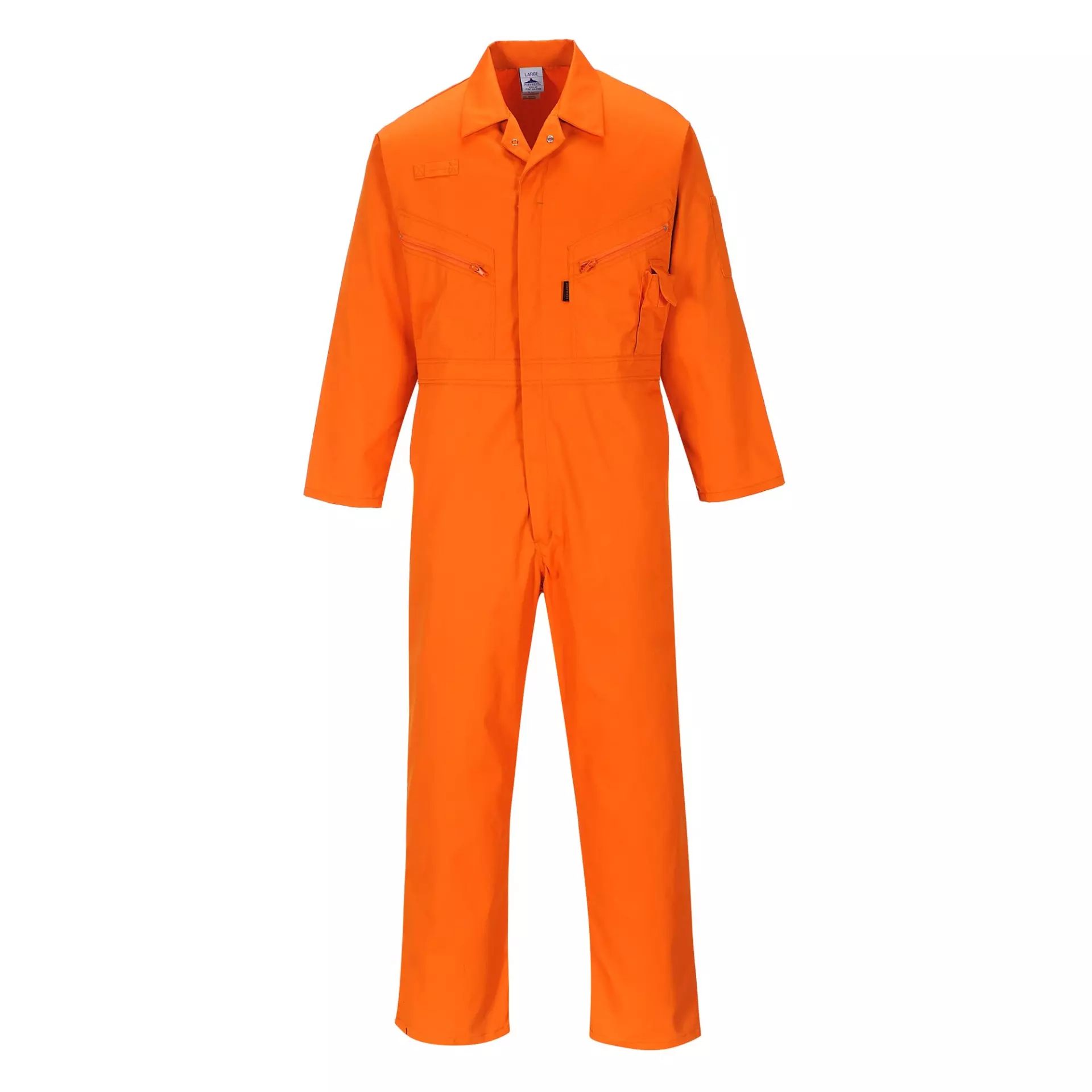 Portwest C813ORR, Liverpool Zip Coverall, Orange, image 1