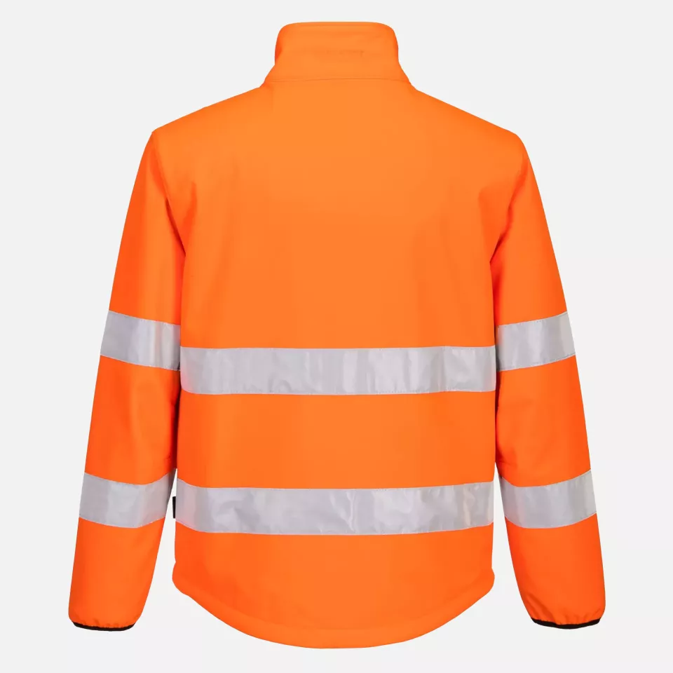 Portwest PW275OBR, PW2 Hi-Vis Softshell (2L), Orange/Black, image 2, gallery thumbnail