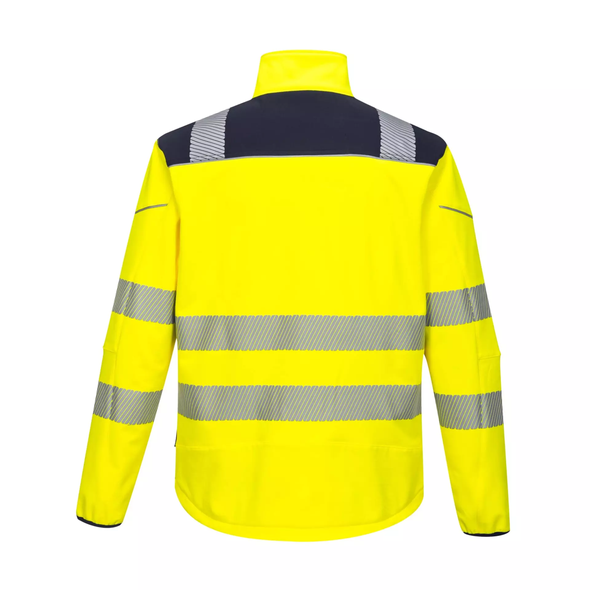Portwest T402YNR, PW3 Hi-Vis Softshell (3L), Yellow/Navy, image 2