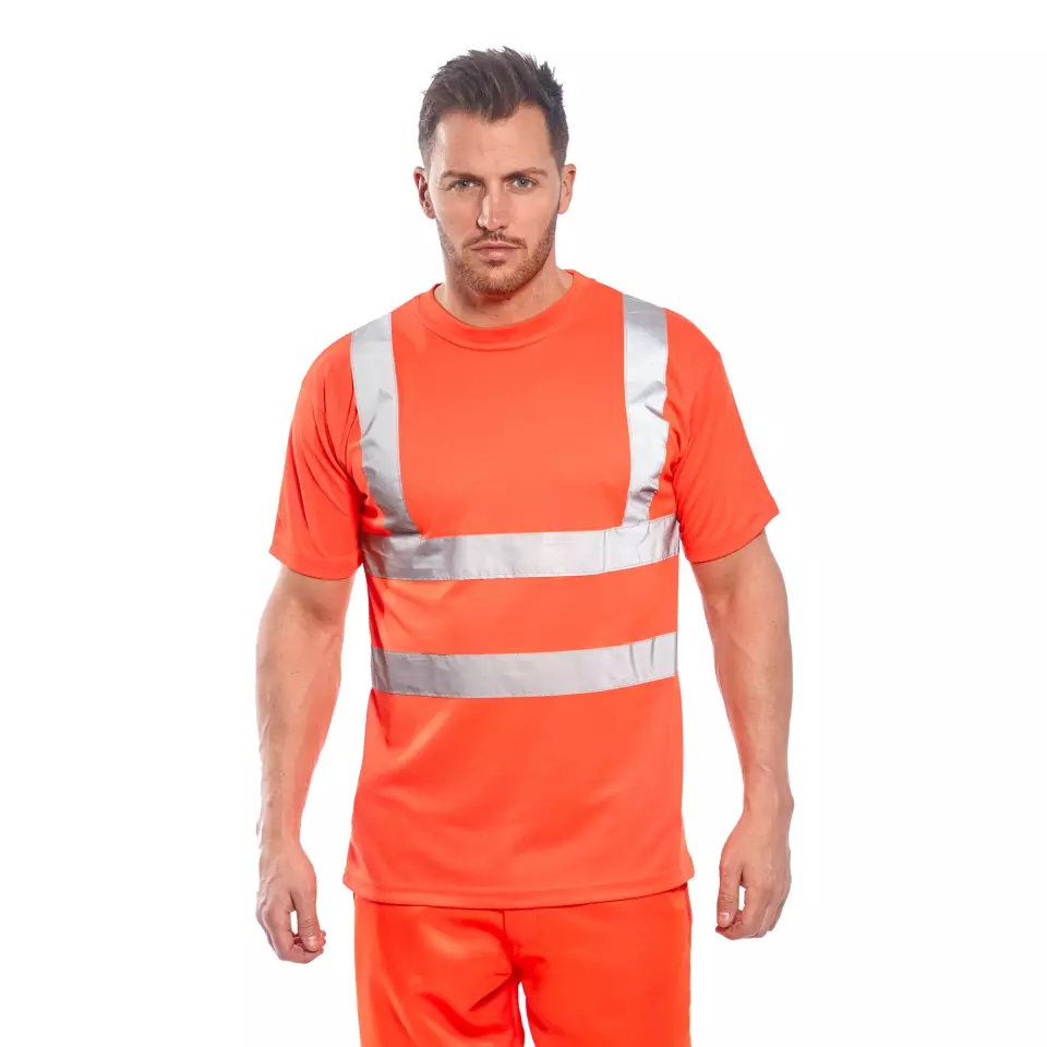 Portwest RT23ORR, Warnschutz T-Shirt Kurzarm, Orange, image 5, gallery thumbnail