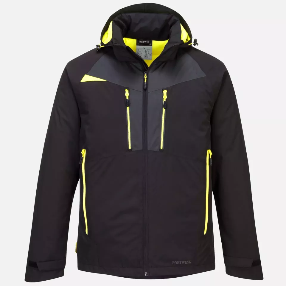 Portwest DX460BKR, DX4 Winter Jacket, Black, image 1, gallery thumbnail