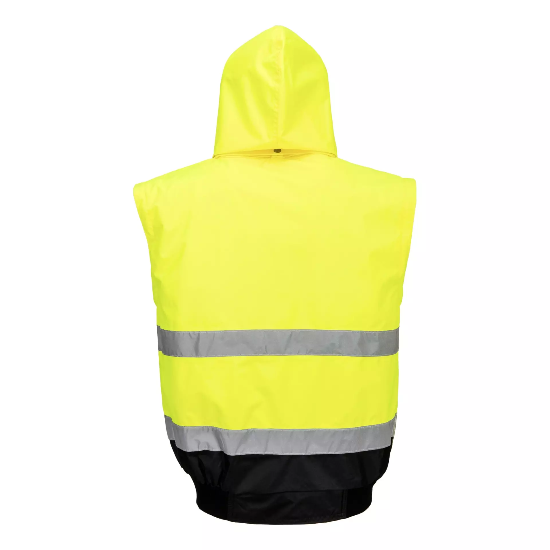 Portwest C465YBR, Hi-Vis 3-in-1 Contrast Bomber Jacket, Yellow/Black, image 7