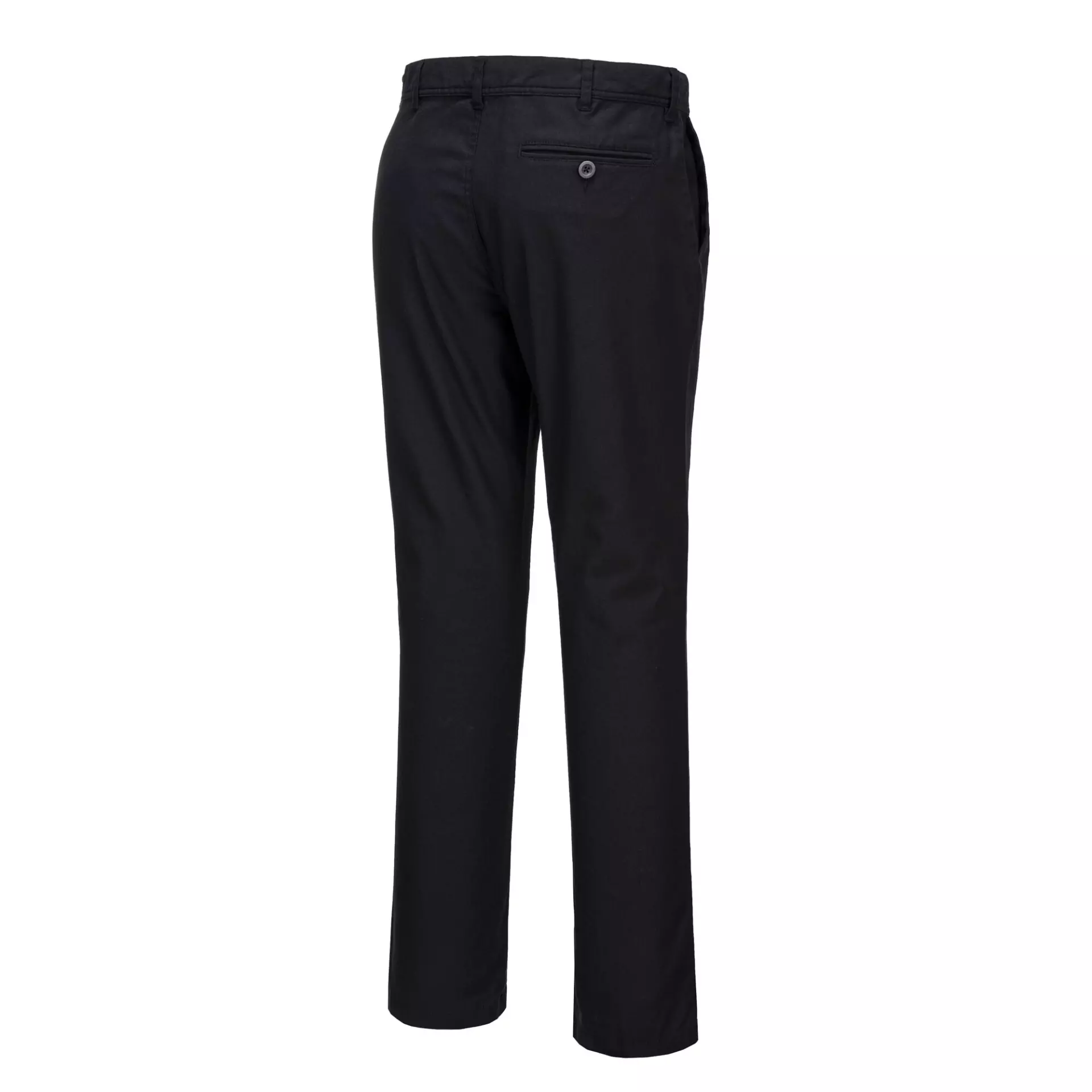 Portwest S232BKR, WX2 Eco Stretch Slim Chino Trousers, Black, image 2