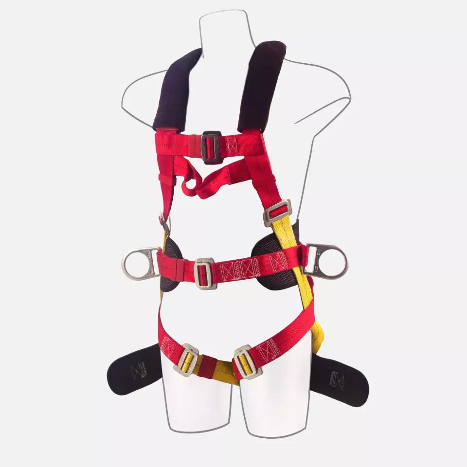 Portwest FP18RER, 3 Point Comfort Plus Harness, Red, image 1, gallery thumbnail
