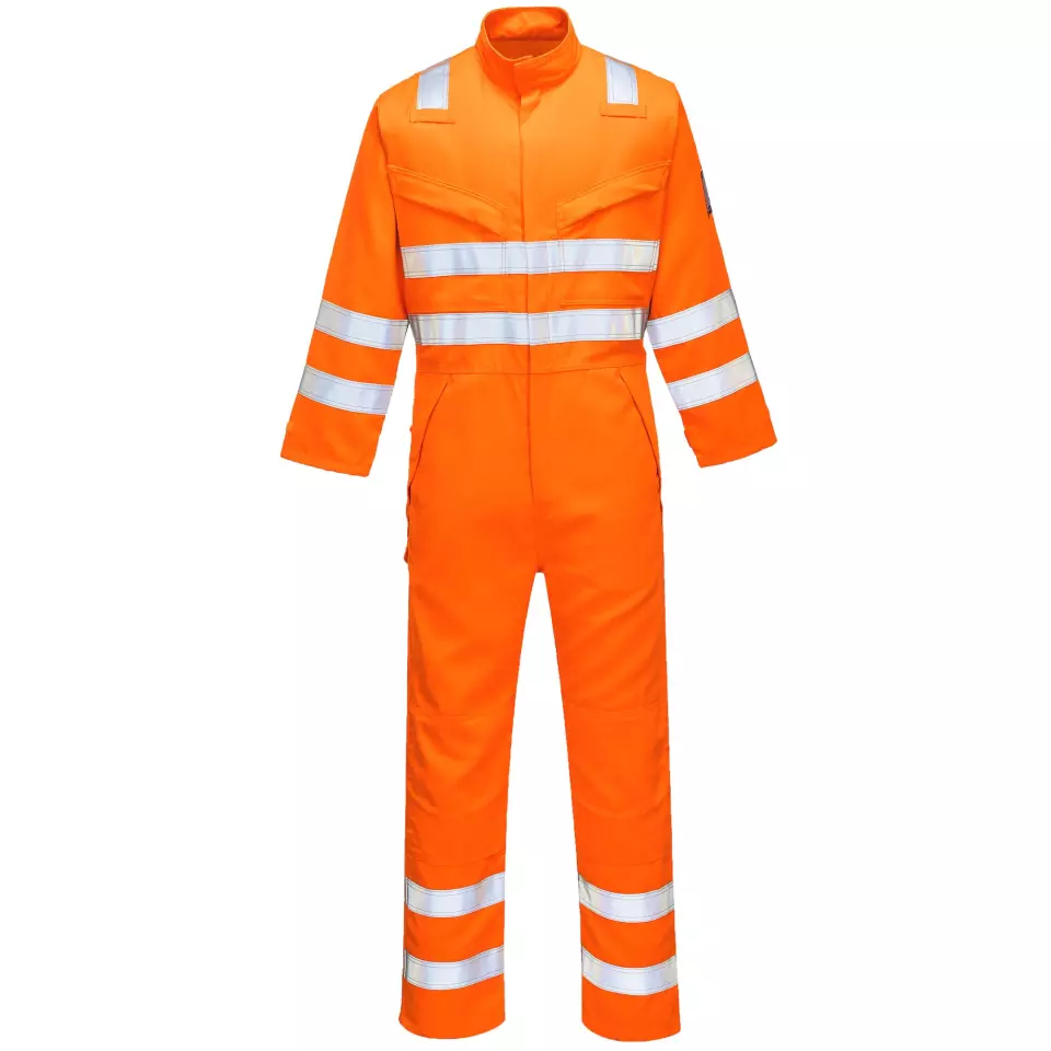 Portwest MV91ORR, Modaflame RIS Orange Coverall, Orange, image 1, gallery thumbnail
