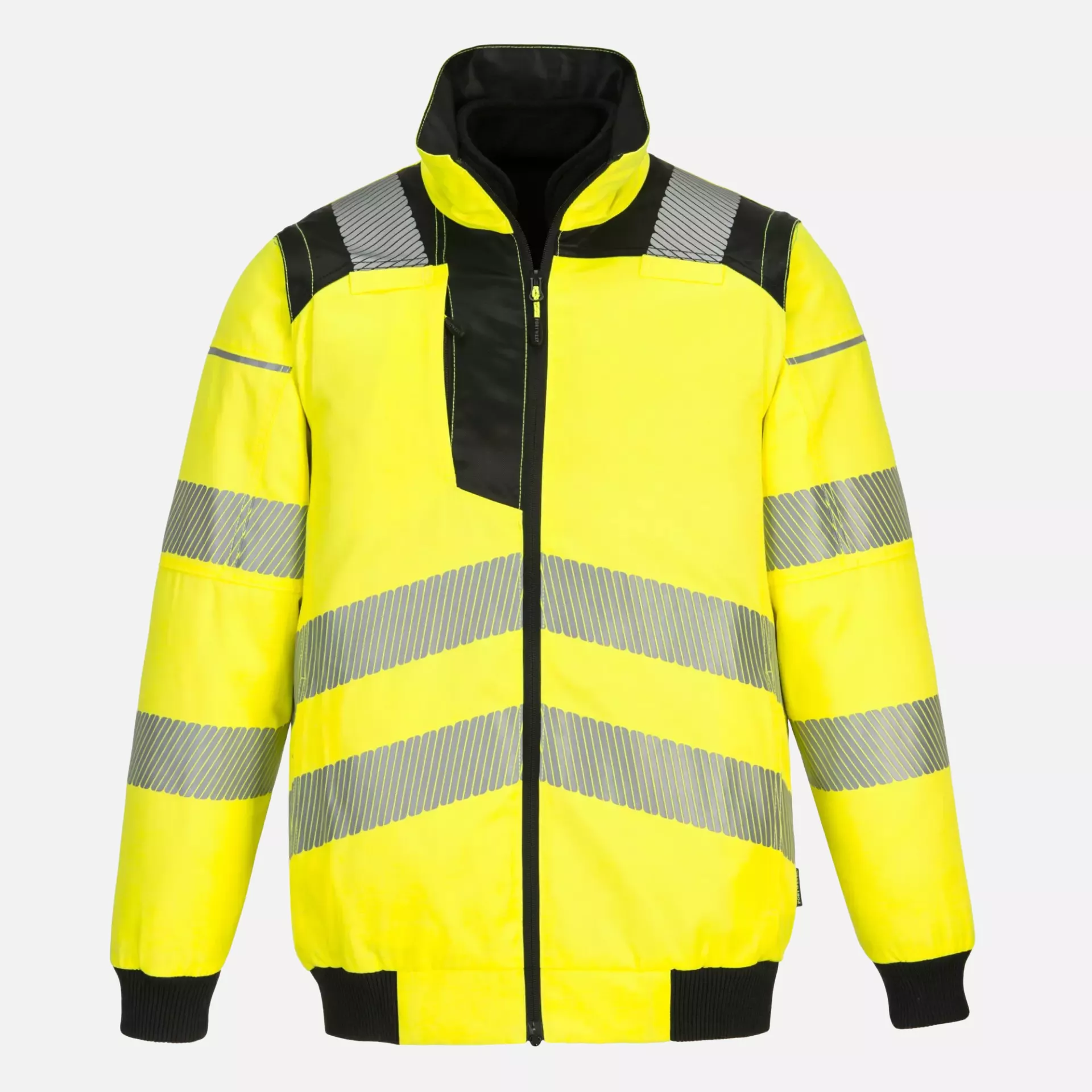 Portwest PW302YBR, PW3 Hi-Vis 3-in-1 Pilot Jacket, Yellow/Black, image 1
