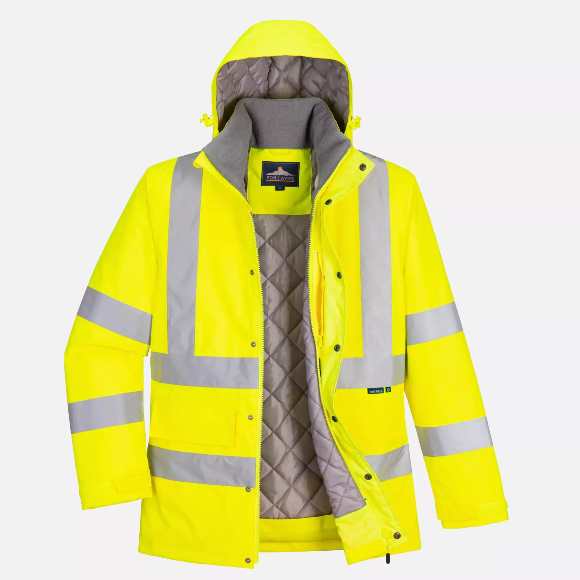 Portwest EC60YER, Eco Warnschutz-Winterjacke, Gelb, image 3
