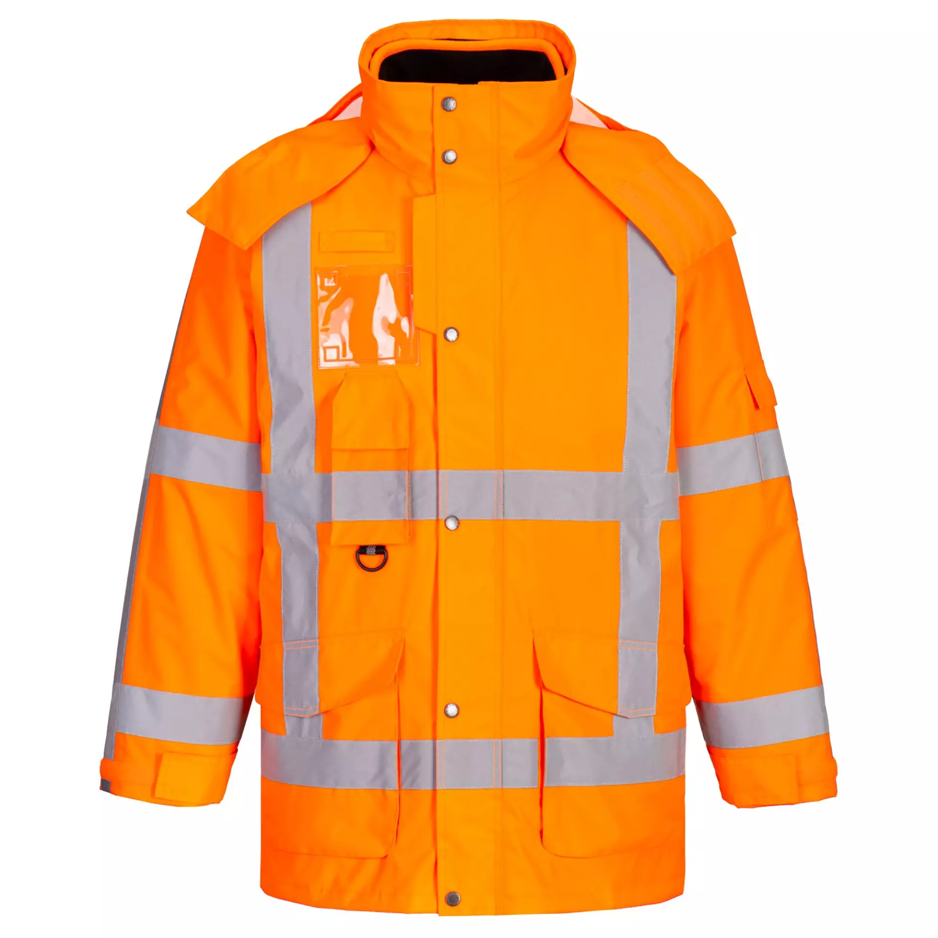 Portwest R461ORR, RWS Hi-Vis 3-in-1 Traffic Jacket, Orange, image 1