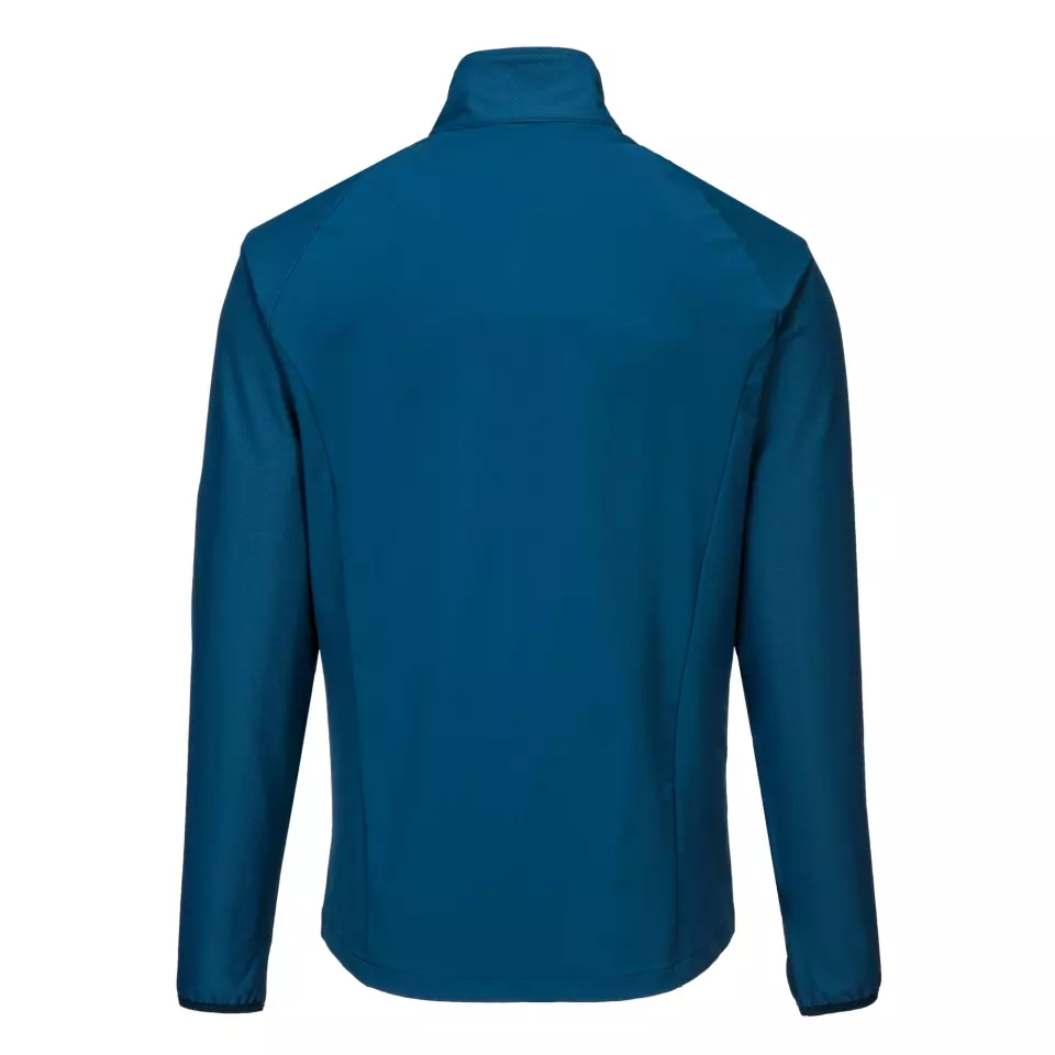 Portwest DX480MBR, DX4 Zip Lightweight Mid Layer, Metro Blue, image 2, gallery thumbnail