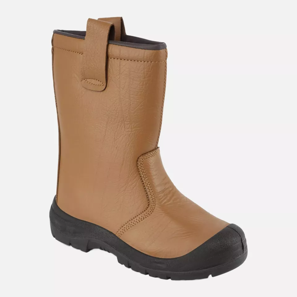 Portwest FW29TAR, Steel Leather Rigger Boot S3 SR, Tan, image 2, gallery thumbnail