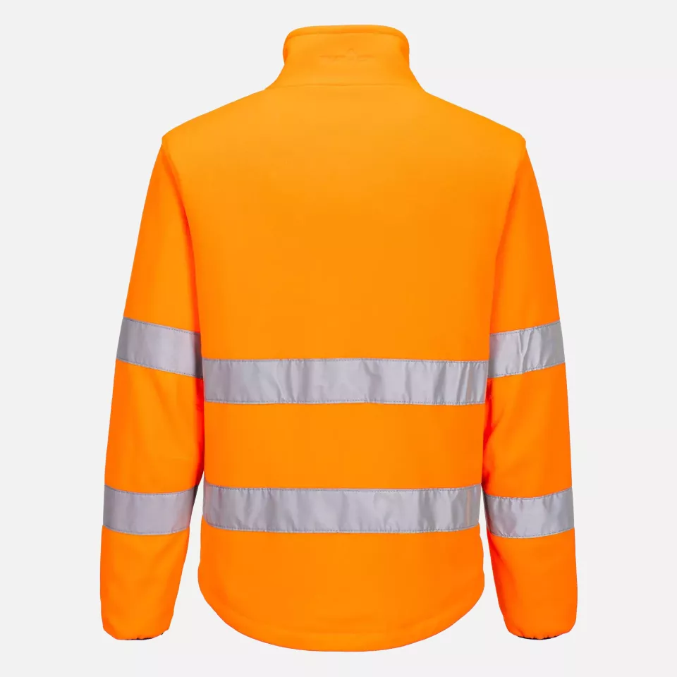 Portwest PW274OBR, PW2 Hi-Vis Fleece, Orange/Black, image 2, gallery thumbnail