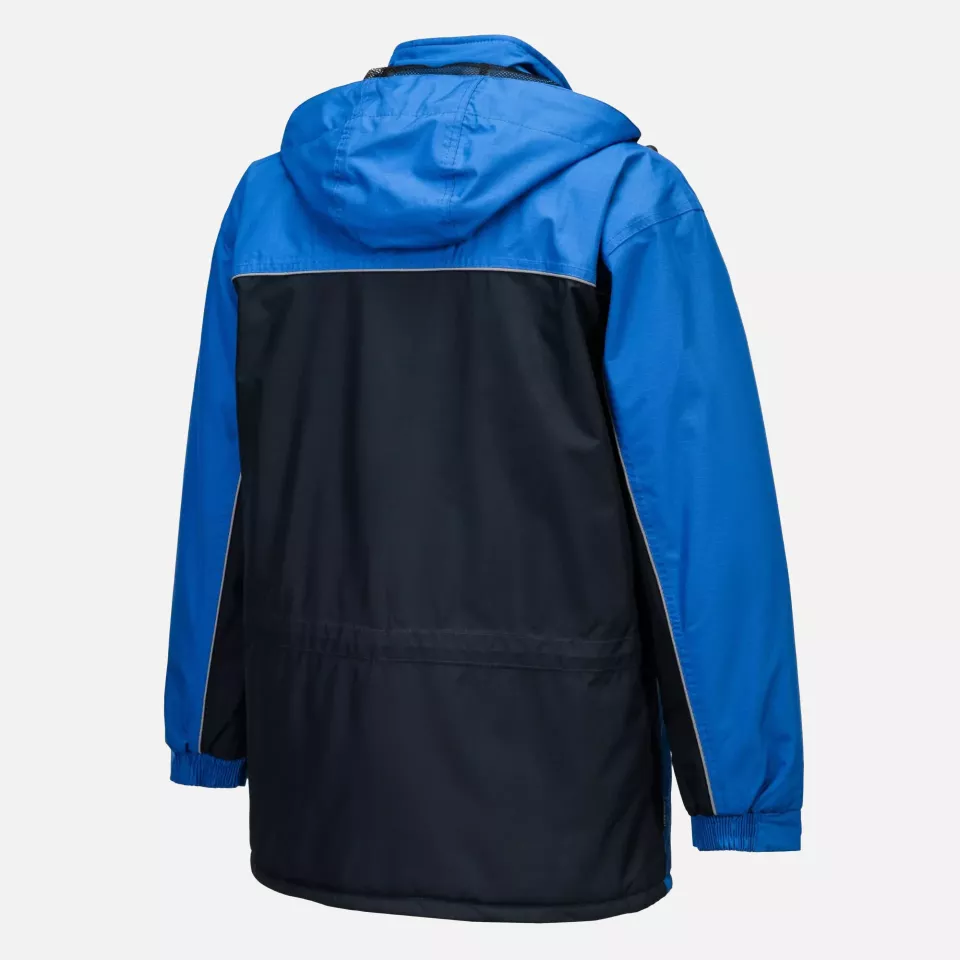 Portwest S562NRR, Ripstop Winter Jacket, Navy/Royal, image 4, gallery thumbnail