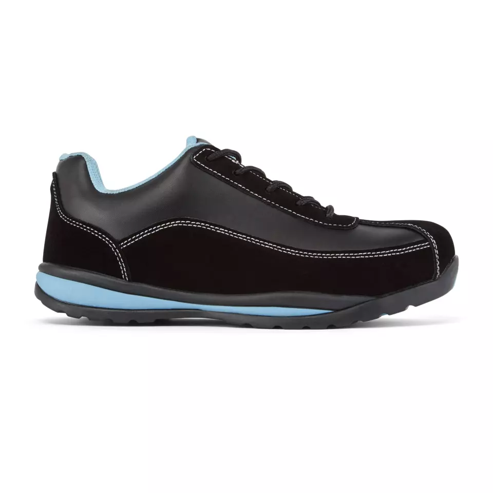 Portwest FW39BKR, Steelite Women's Safety Trainer S1P HRO, Black, image 1, gallery thumbnail