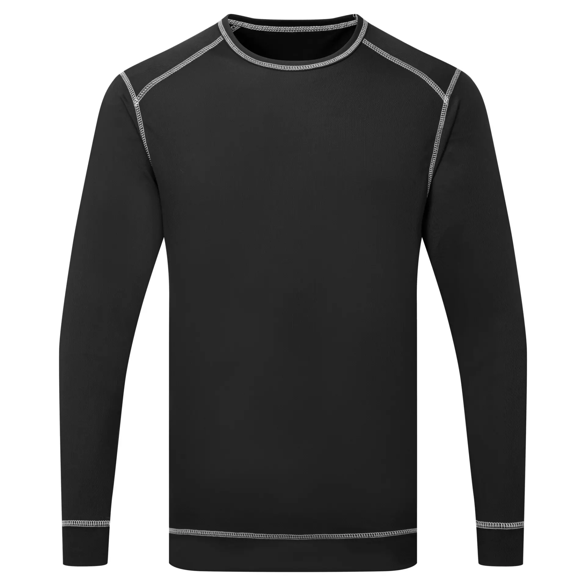 Portwest B153BKR, Base Pro Antibacterial Top, Black, image 1