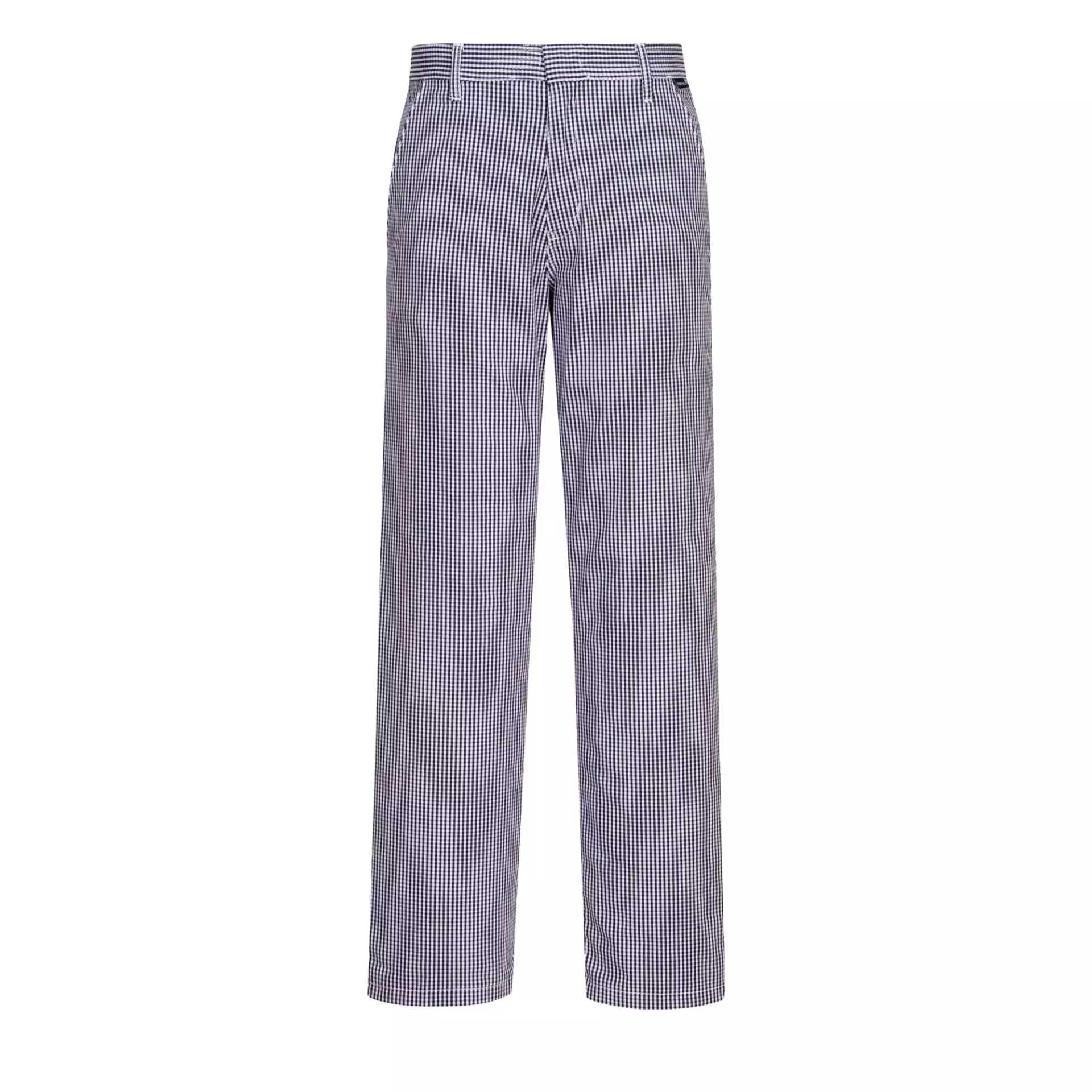 Portwest C075CHR, Chef's Barnet Trousers, Blue Check, image 1