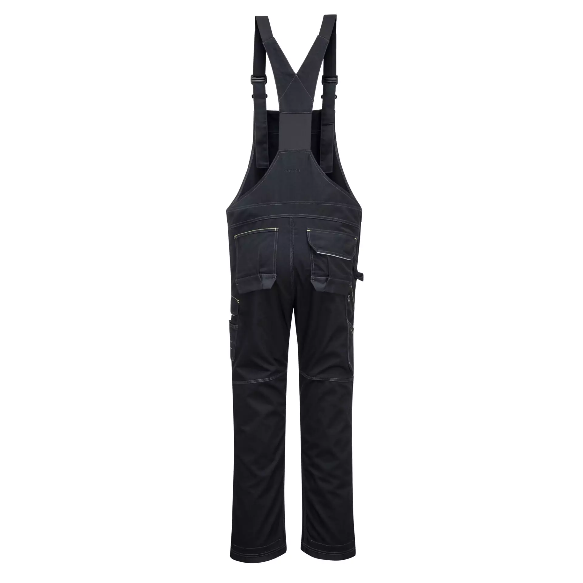 Portwest PW346BKR, PW3 Work Bib and Brace, Black