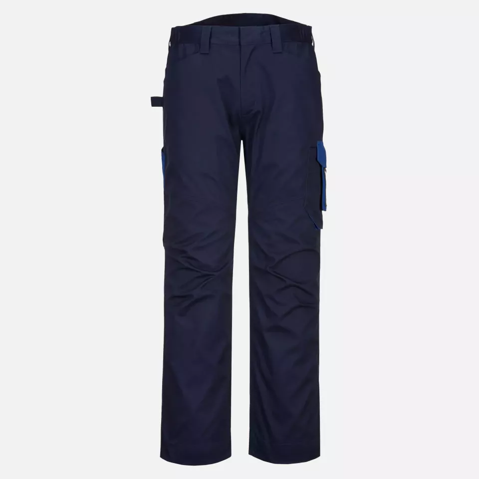 Portwest PW240NRR, PW2 Service Trousers, Navy/Royal, image 1, gallery thumbnail