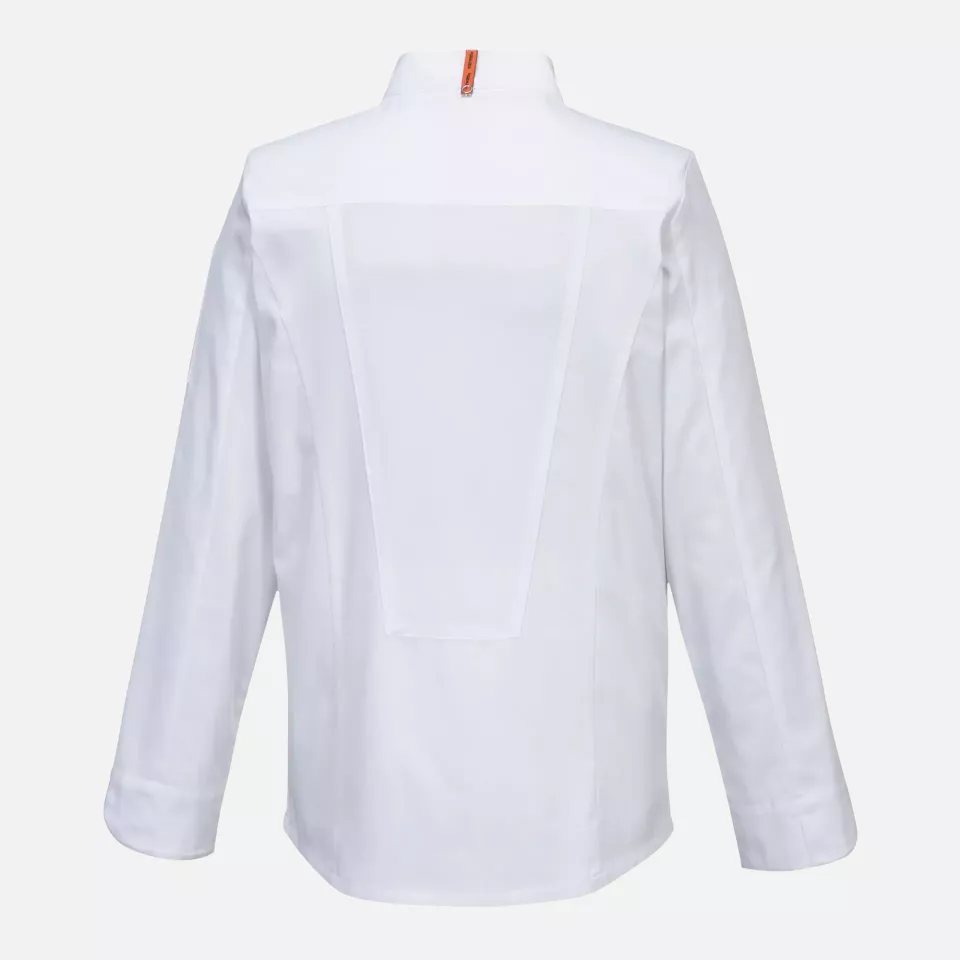 Portwest C838WHR, Chef's MeshAir Pro Jacket L/S, White, image 2, gallery thumbnail