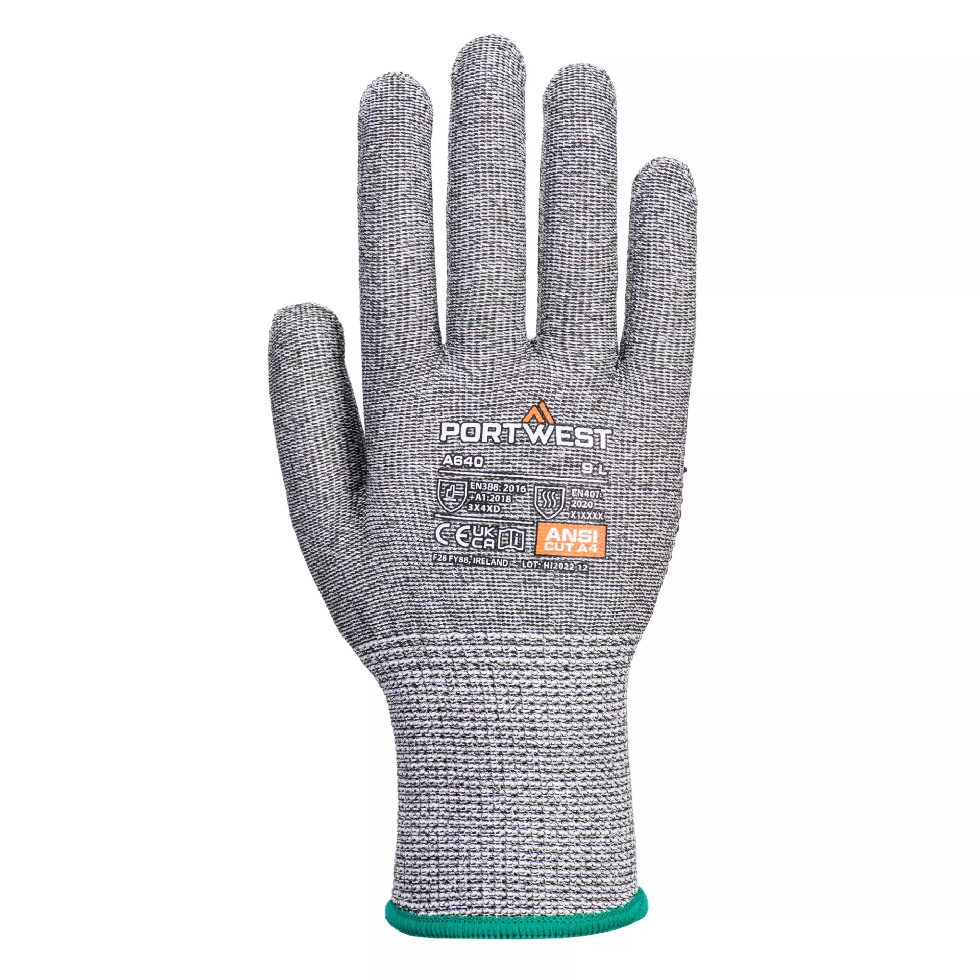 Portwest A640G7R, Sabre-Dot Glove, Grey, image 1