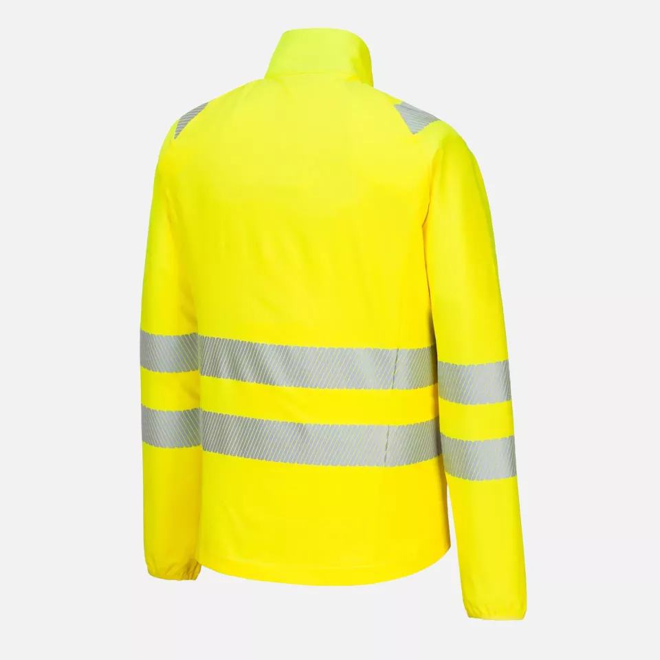 Portwest DX481YBR, DX4 Hi-Vis Lightweight Mid Layer, Yellow/Black, image 3, gallery thumbnail
