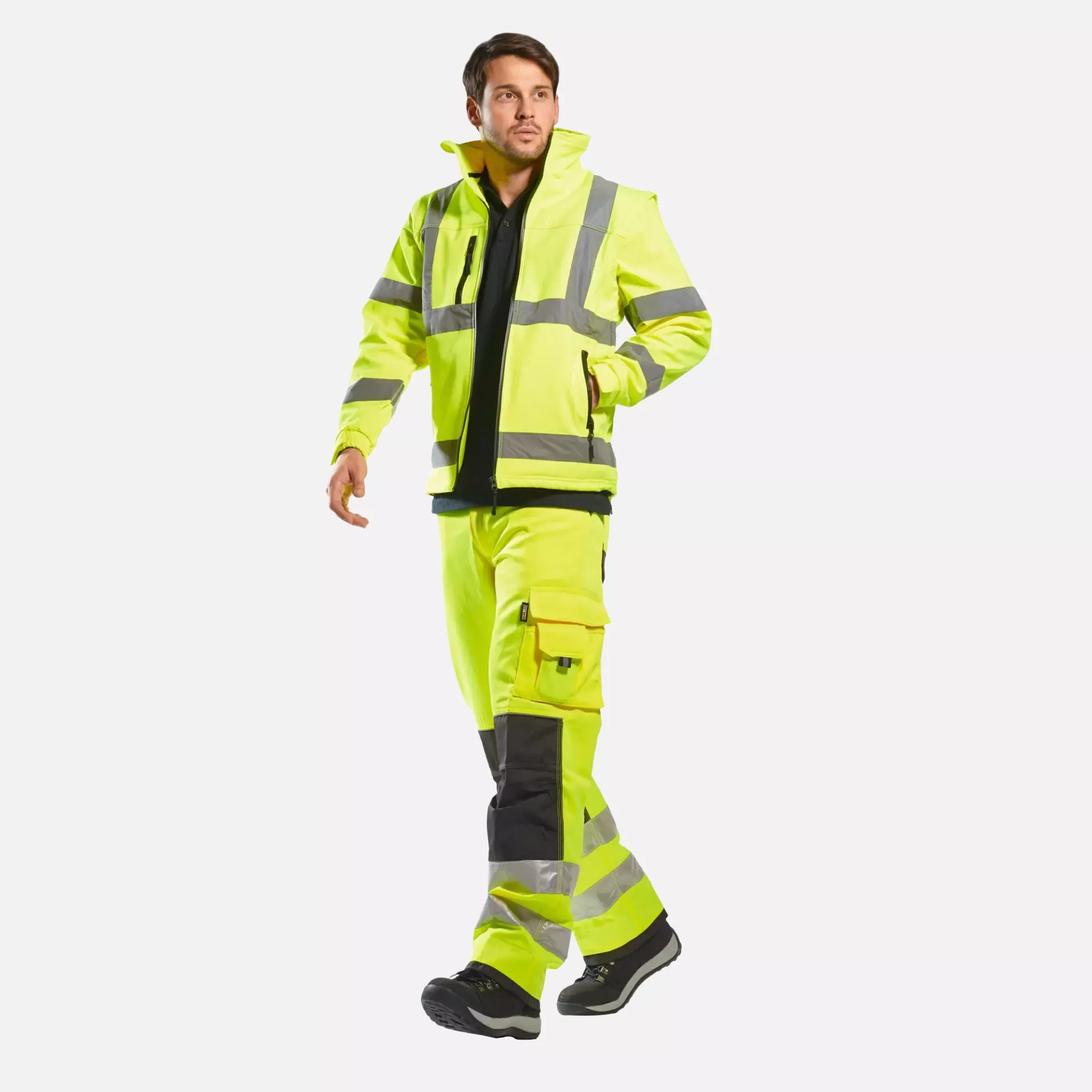 Portwest S428ORR, Hi-Vis 2-in-1 Softshell (3L), Orange, image 2
