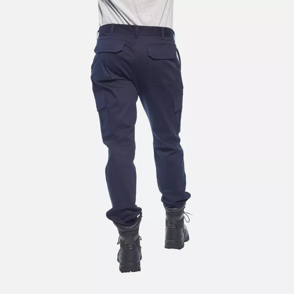 Portwest S231BKR, WX2 Eco Stretch Slim Fit Combat Trousers, Black, image 6, gallery thumbnail