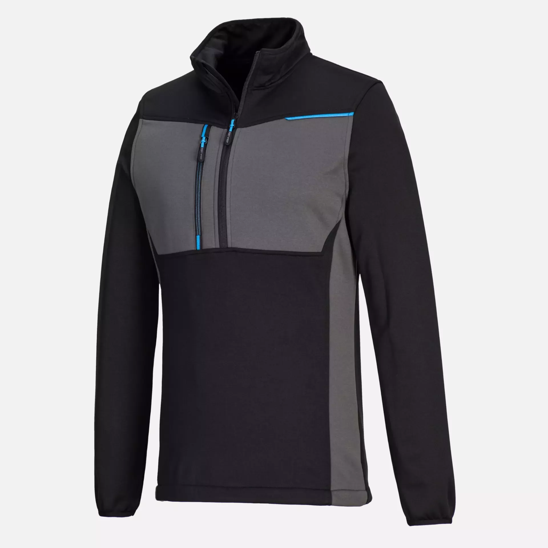 Portwest T755BKR, WX3 Half Zip Tech Fleece, Black, image 4