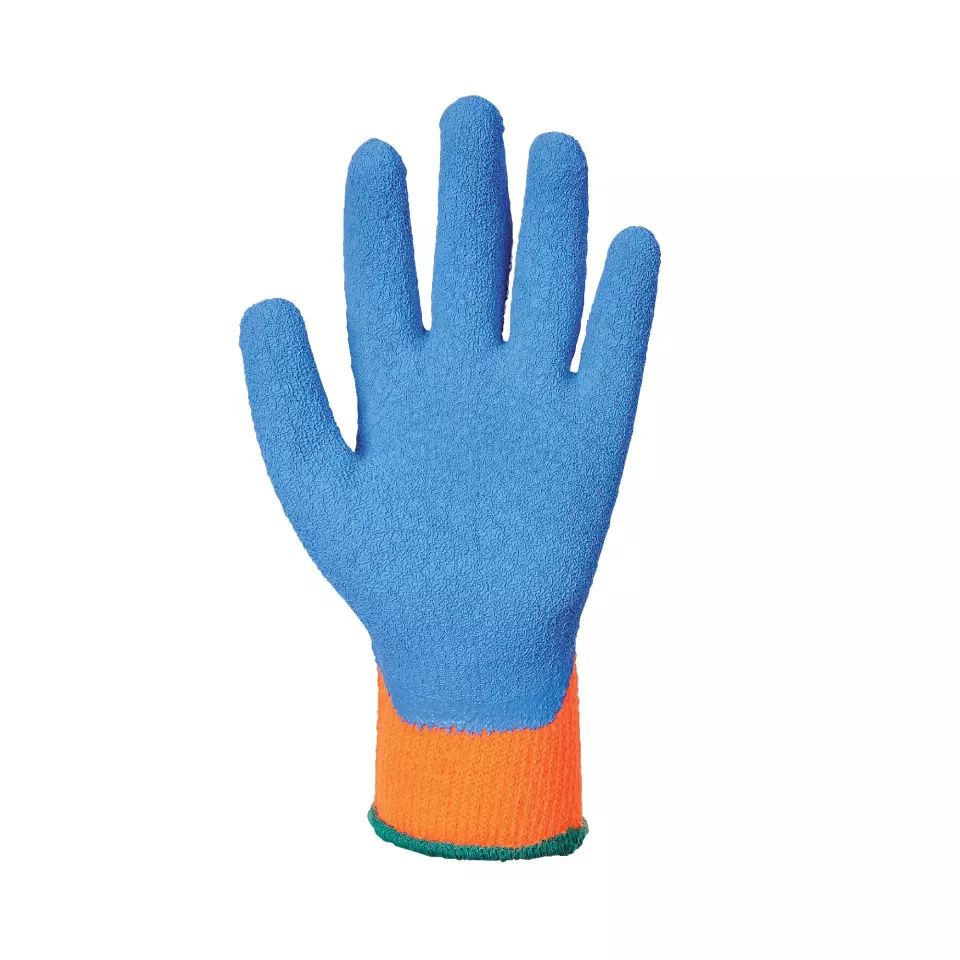 Portwest A145OBL, Cold Grip Glove, Orange/Blue, image 2, gallery thumbnail